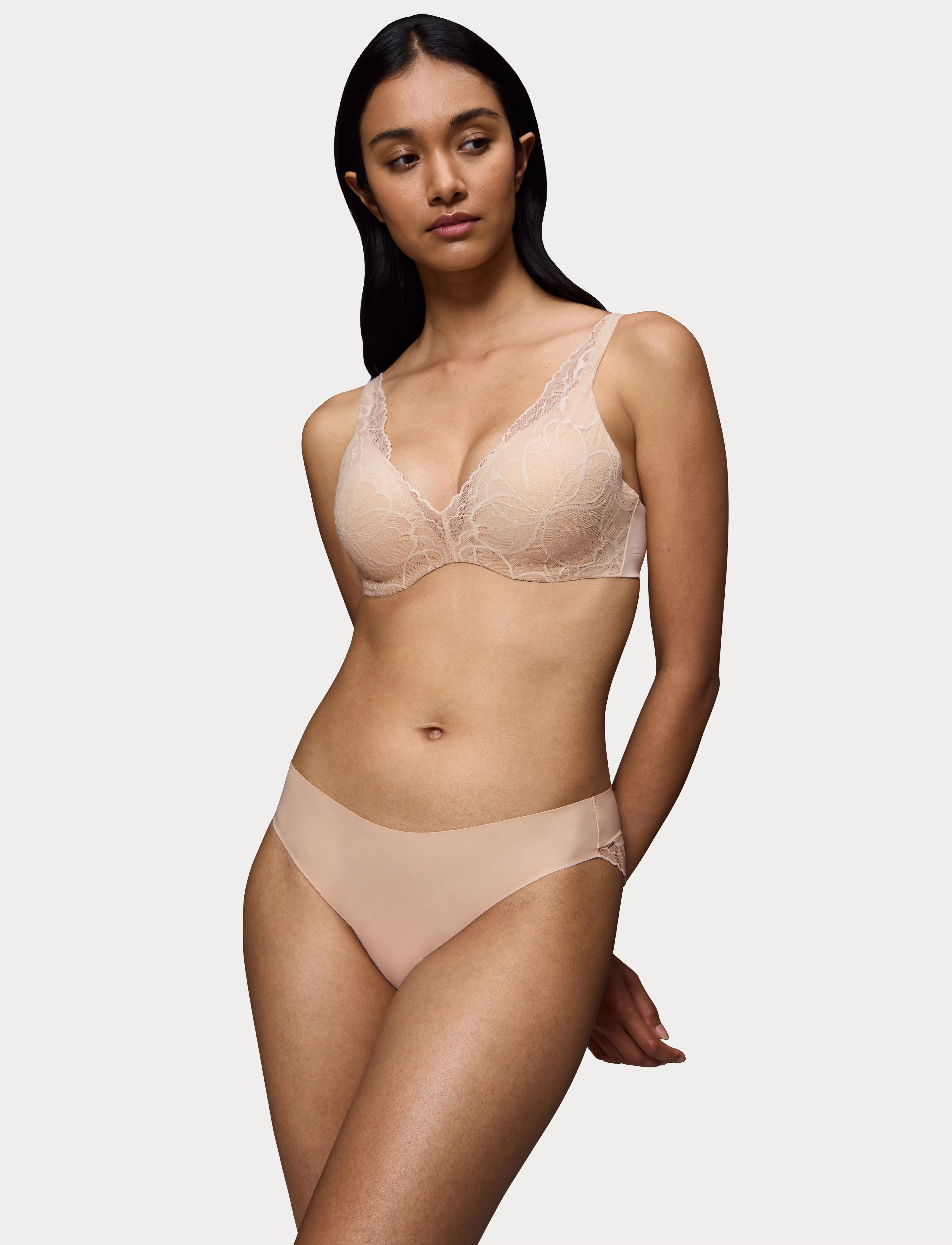 Triumph - Body Make-Up Illusion Lace WP - helkupa bh:ar - nude beige - 3