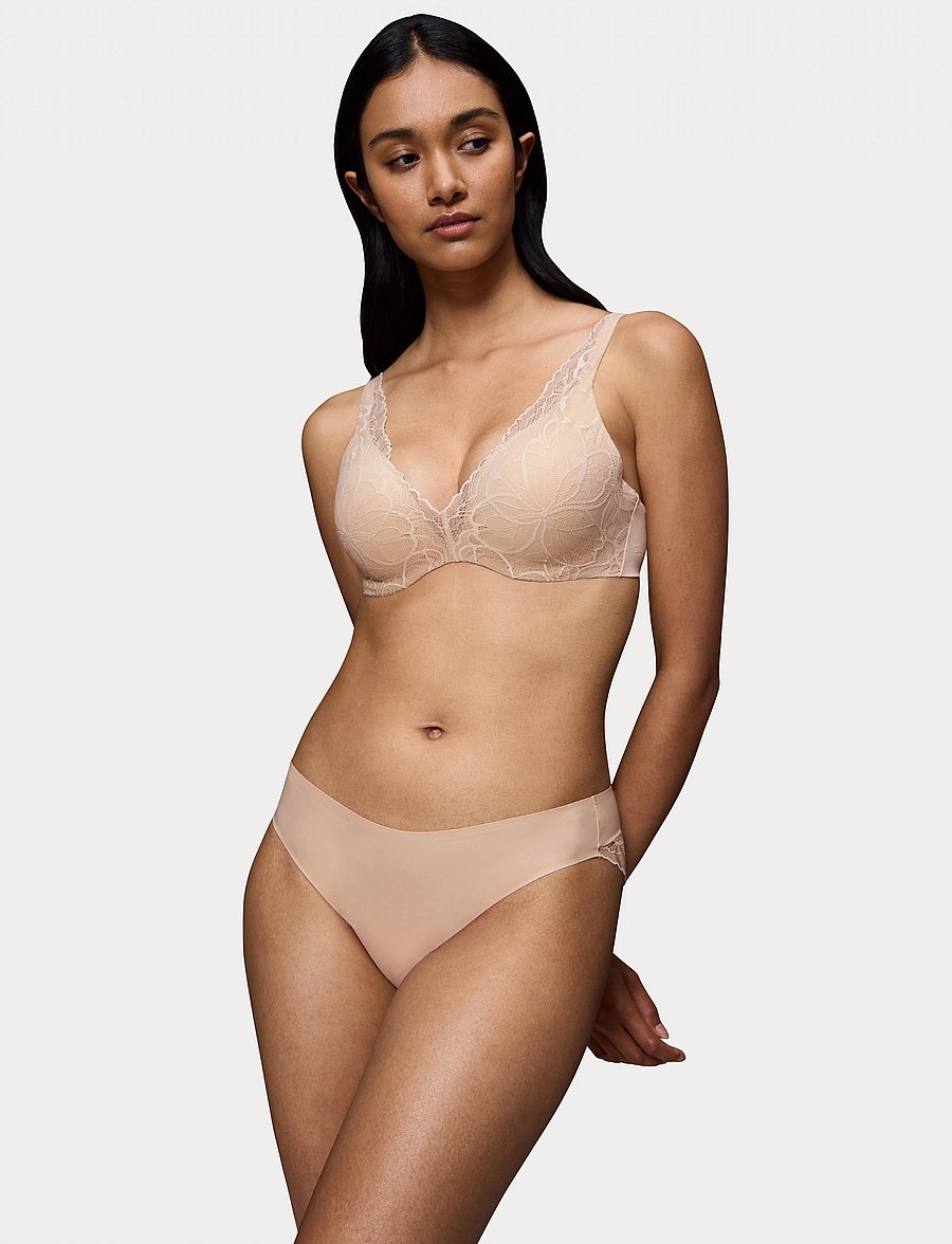 Triumph - Body Make-Up Illusion Lace WP - helkupa bh:ar - nude beige - 3