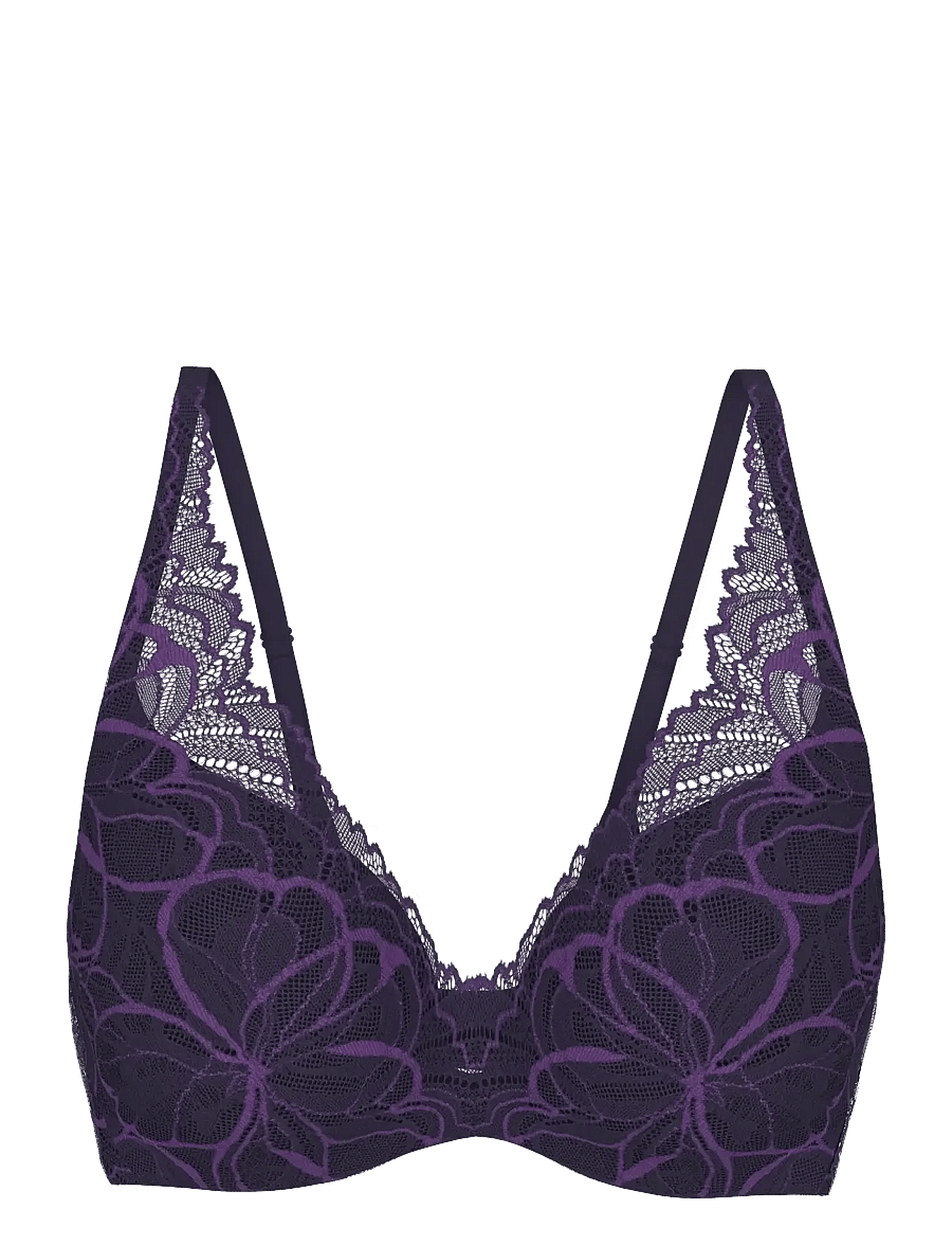 Triumph - Body Make-Up Illusion Lace WP - push up bh'er - prussian blue - 1