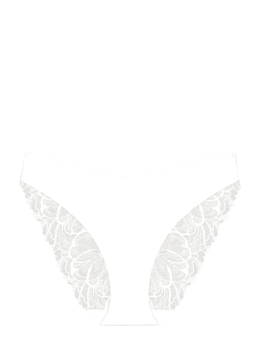 Triumph - Body Make-Up Illusion Lace Highleg - slips - ecru white - 1