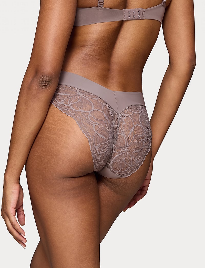 Triumph - Body Make-Up Illusion Lace Highleg - briefs - pigeon grey - 2