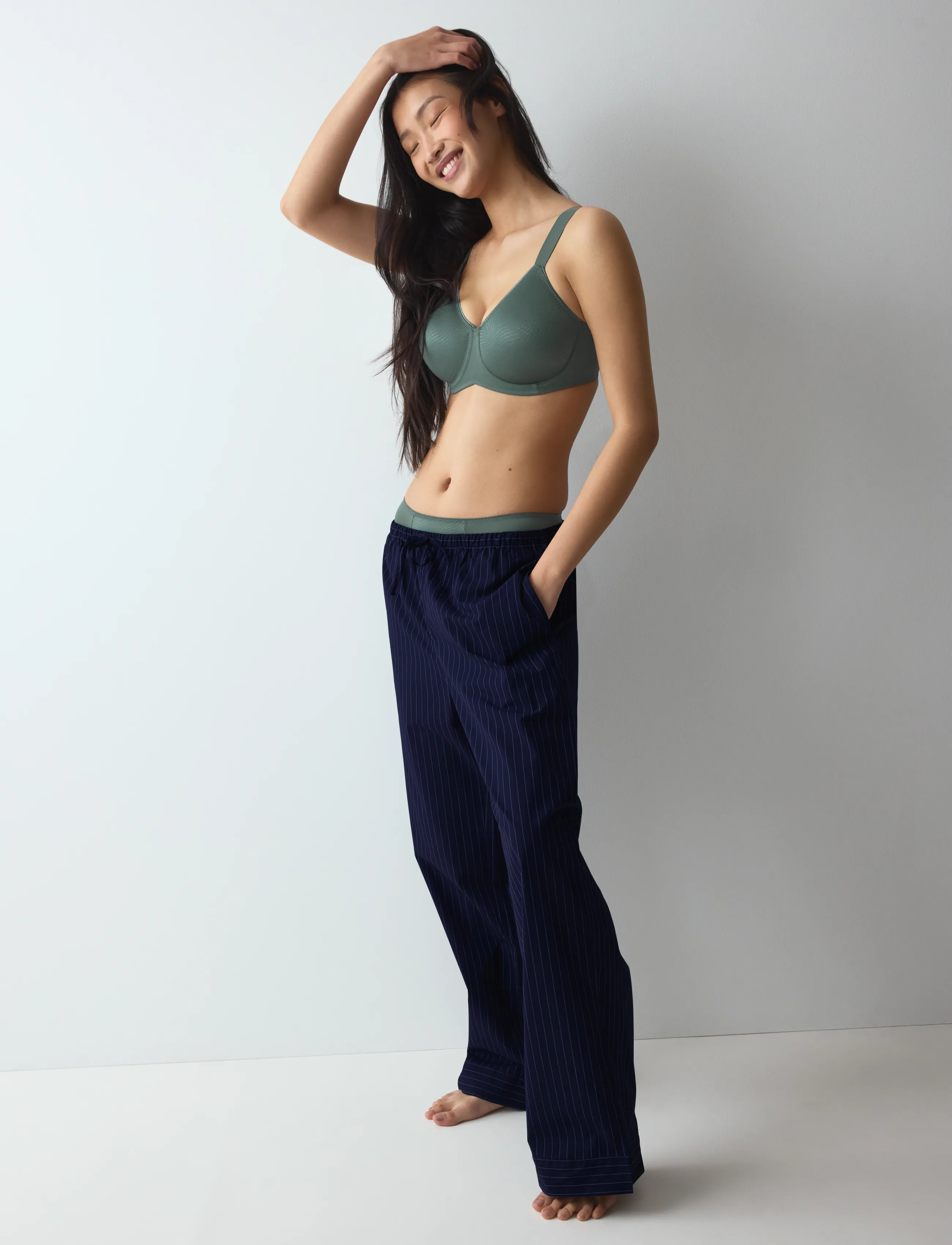 Triumph - Essential Minimizer T W X - kaarituelliset rintaliivit - smoky green - 5