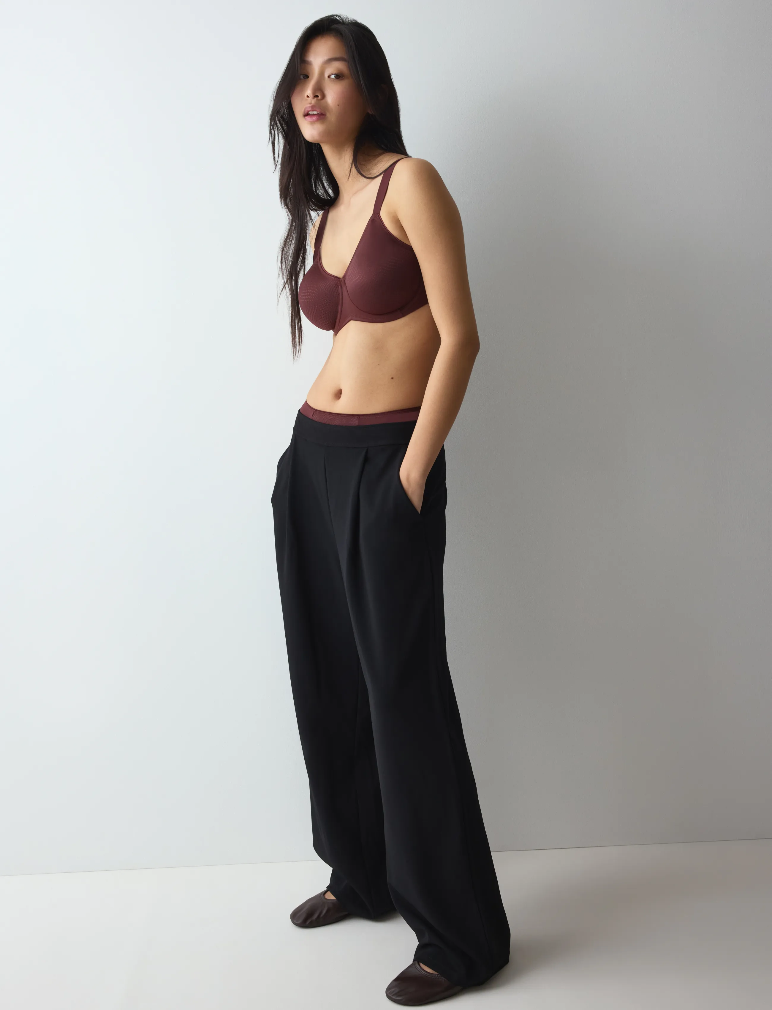 Triumph - Essential Minimizer T W X - tugikaartega rinnahoidjad - velvet chocolate - 5