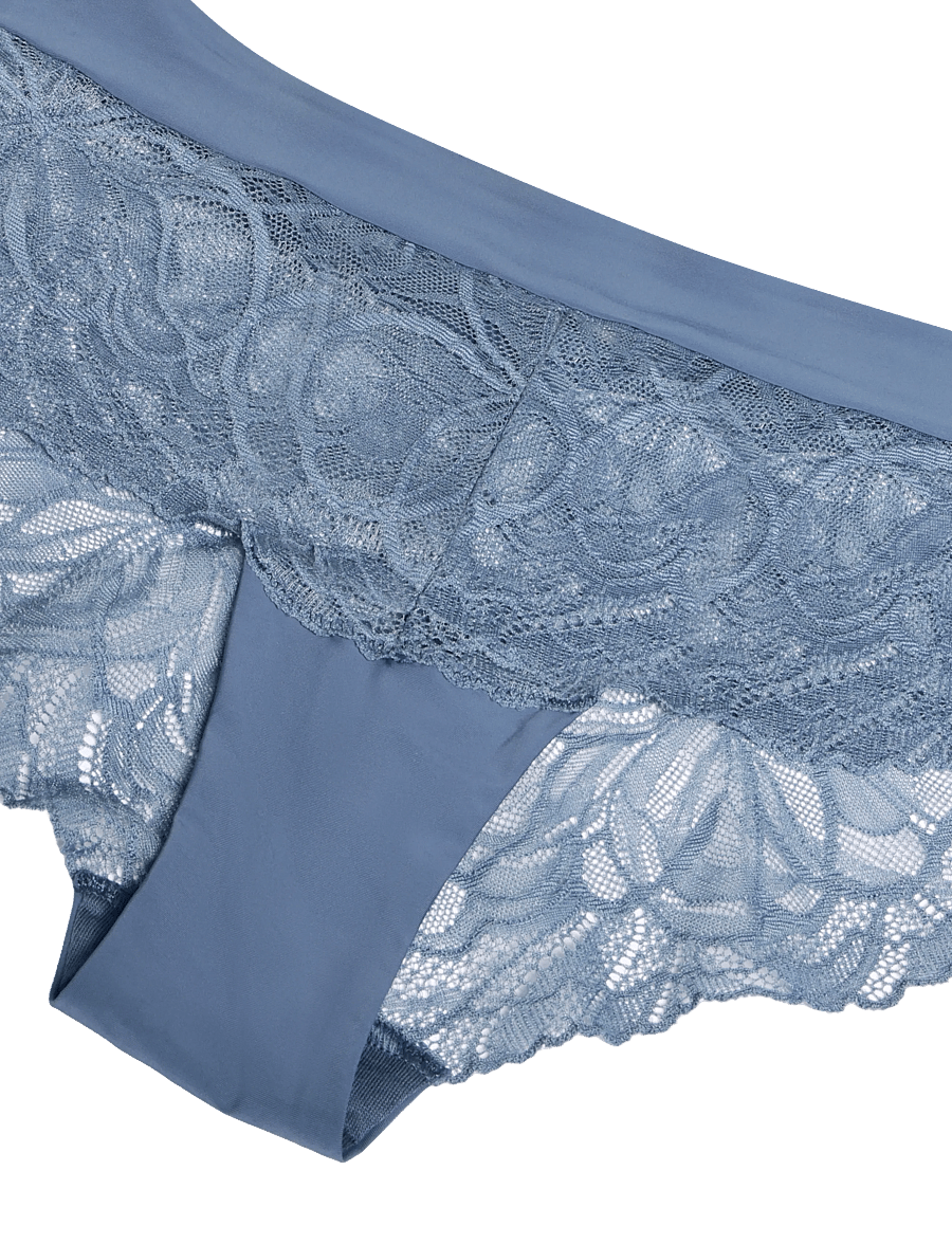 Triumph - Body Make-Up Illusion Lace Shorty - brazilian slips - indigo veil - 2