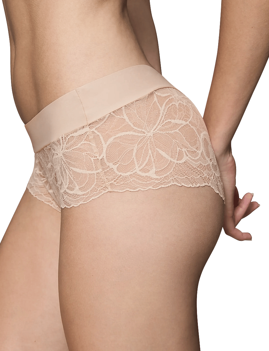 Triumph - Body Make-Up Illusion Lace Shorty - brazilian-alushousut - nude beige - 3