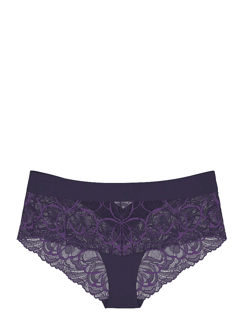 Triumph - Body Make-Up Illusion Lace Shorty - brazilian slips - prussian blue - 1