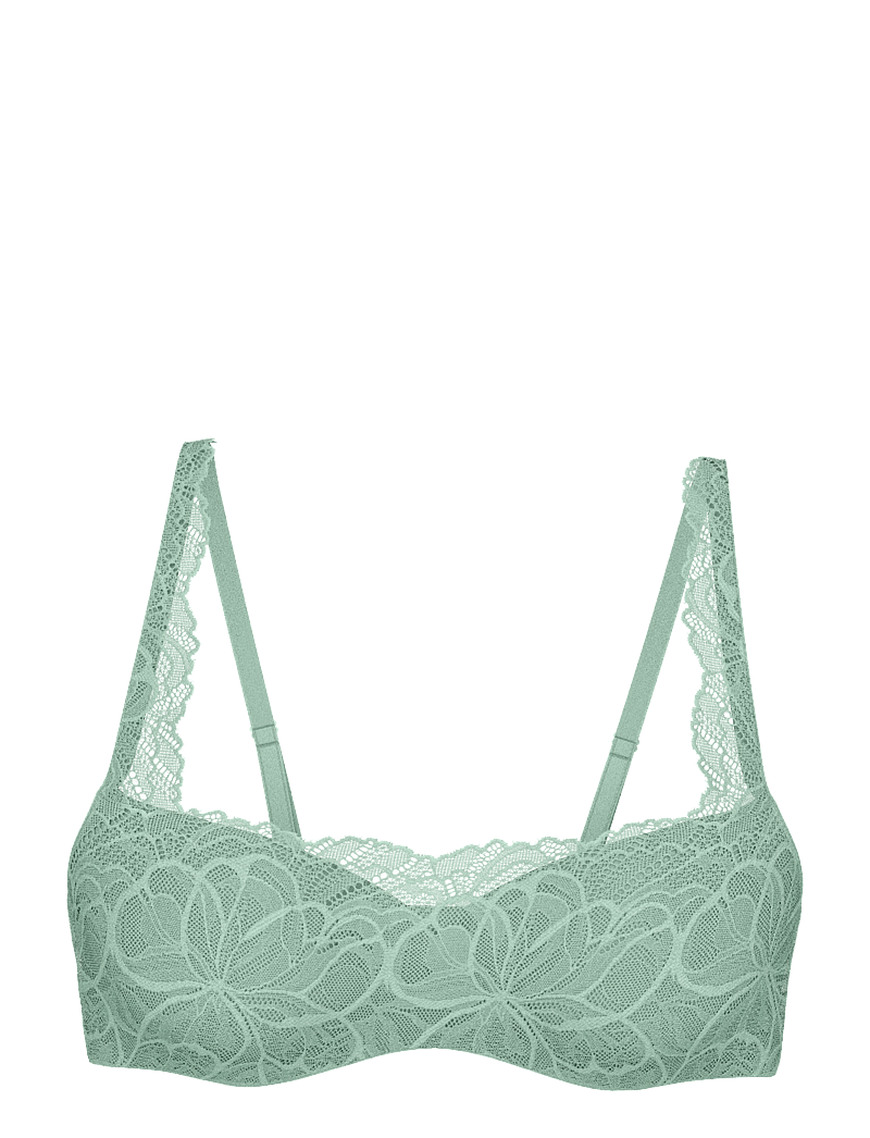 Triumph - Body Make-Up Illusion Lace Balconette - balconette bh'er - misty turquoise - 0