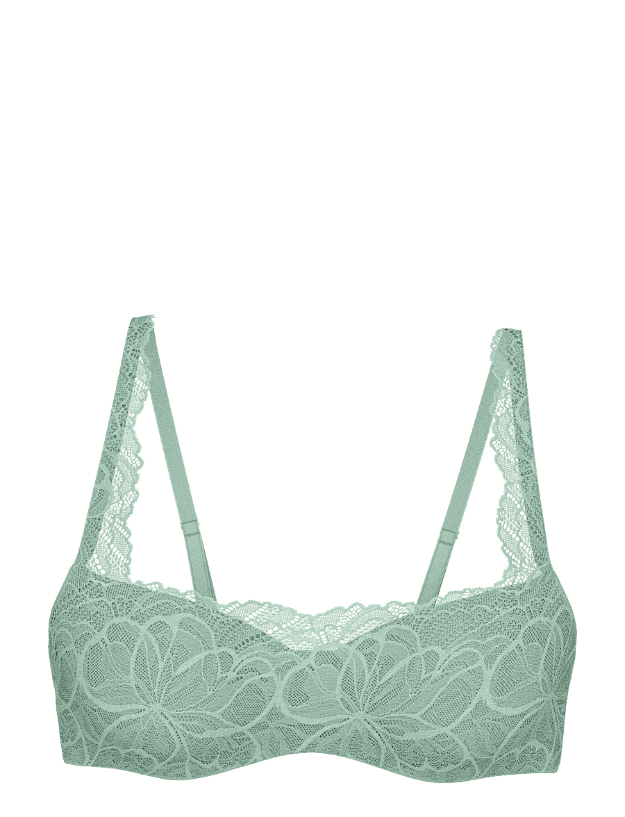 Triumph - Body Make-Up Illusion Lace Balconet - balconette bhs - misty turquoise - 1