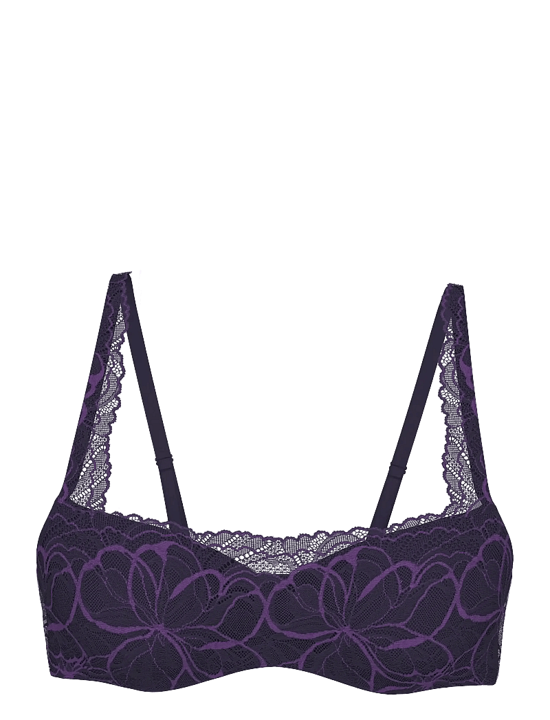 Triumph - Body Make-Up Illusion Lace Balconet - balconette bras - prussian blue - 1