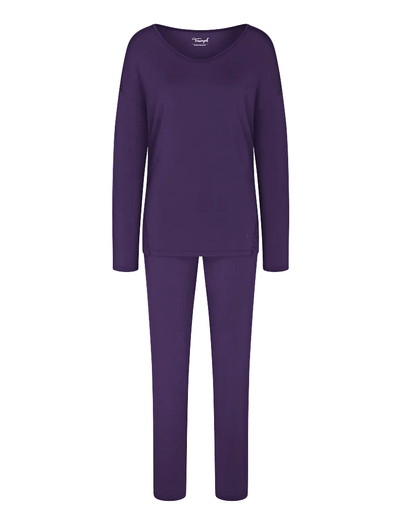 Triumph - Timeless Sensuality PK LSL - weihnachts-pyjamas - royal purple - 1