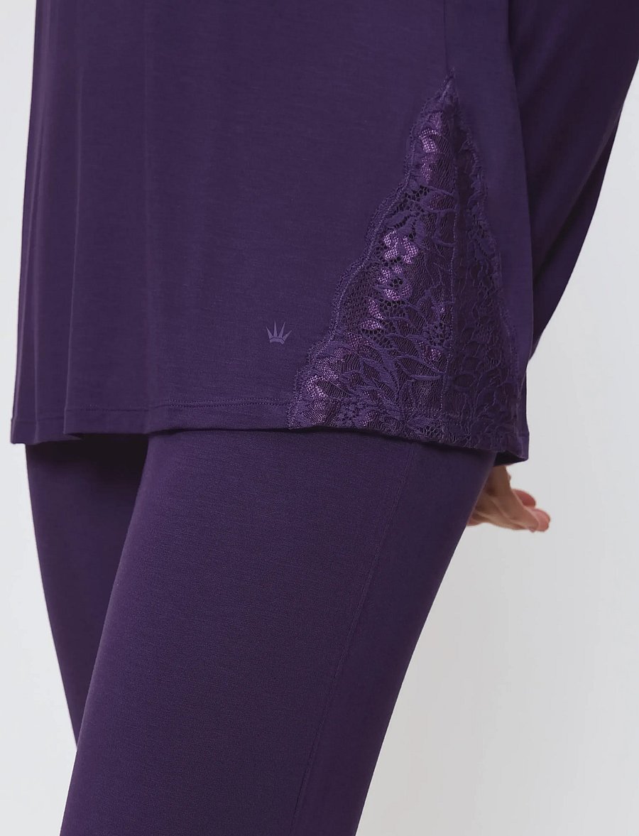 Triumph - Timeless Sensuality PK LSL - pyjamas - royal purple - 3