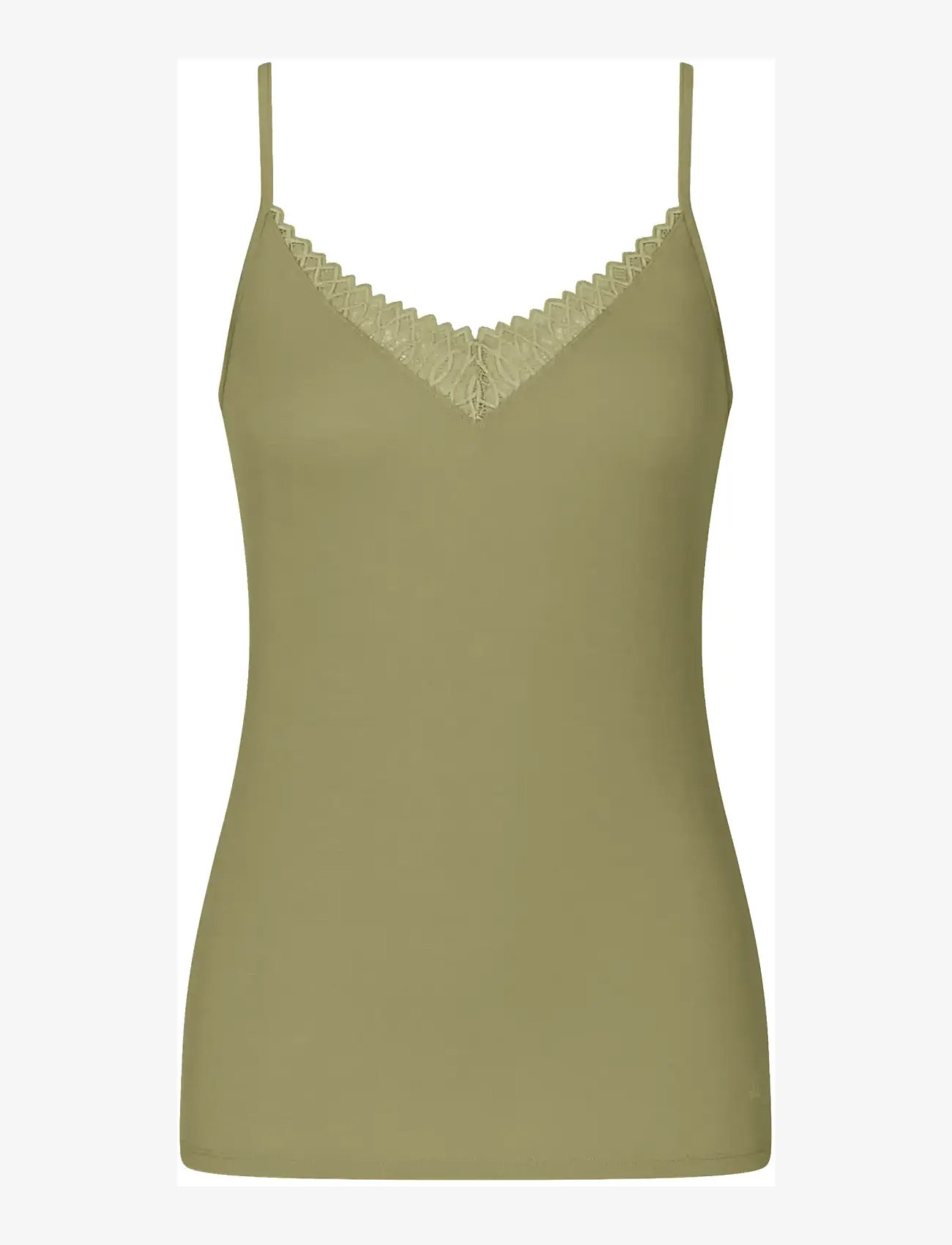 Triumph - Aura Spotlight Camisole - oberteile - olive gold - 1