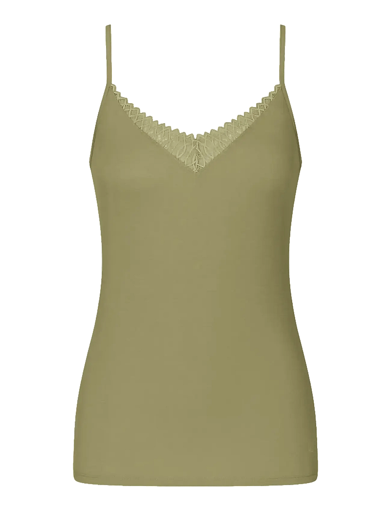 Triumph - Aura Spotlight Camisole - oberteile - olive gold - 1