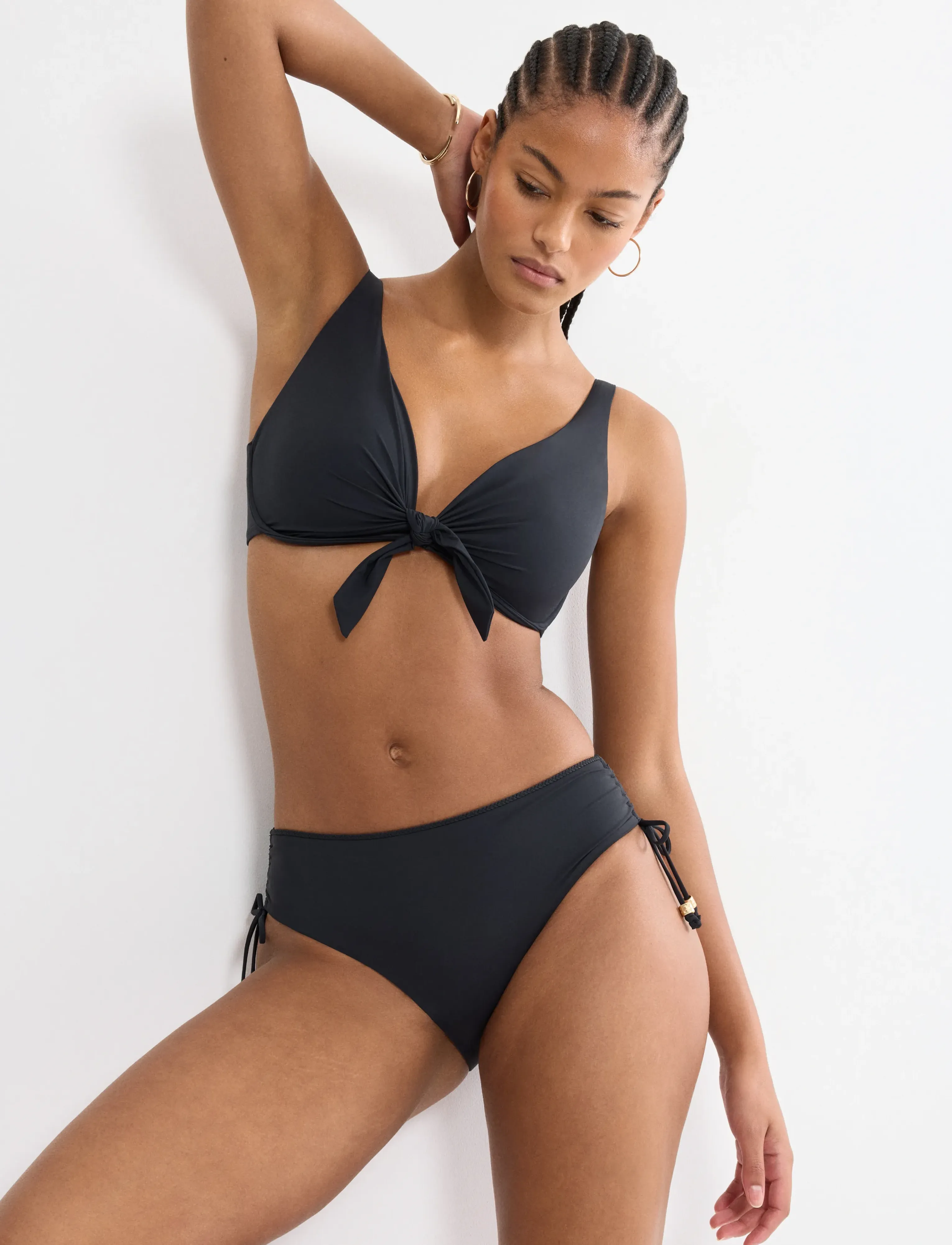 Triumph Summer Twist W, B x 38, Bikini Oberteile, Schwarz - Wired Bikinitops, Frauen