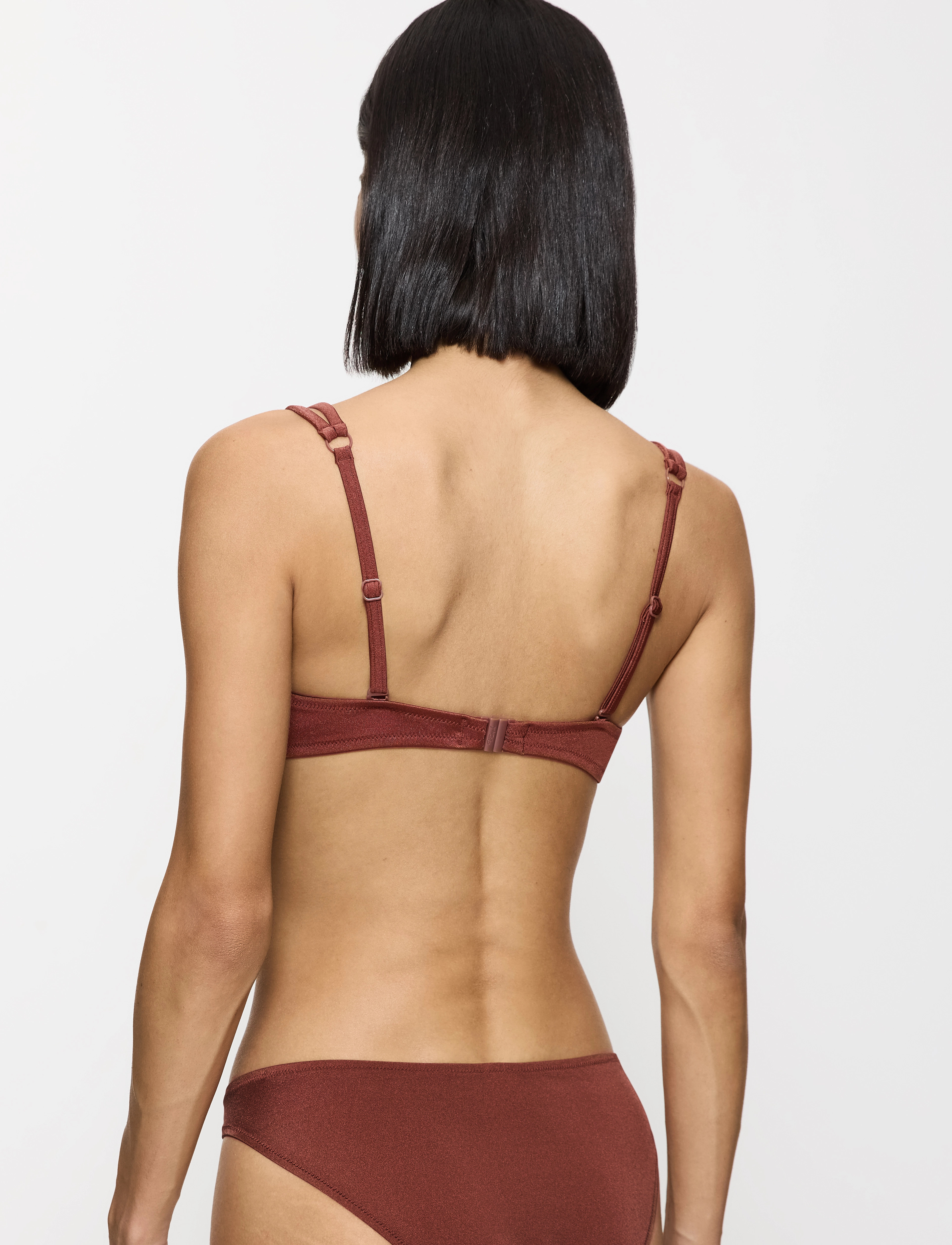 Triumph - Midnight Swim W - vielutėmis sutvirtintos bikinio liemenėlės - burnt henna - 2