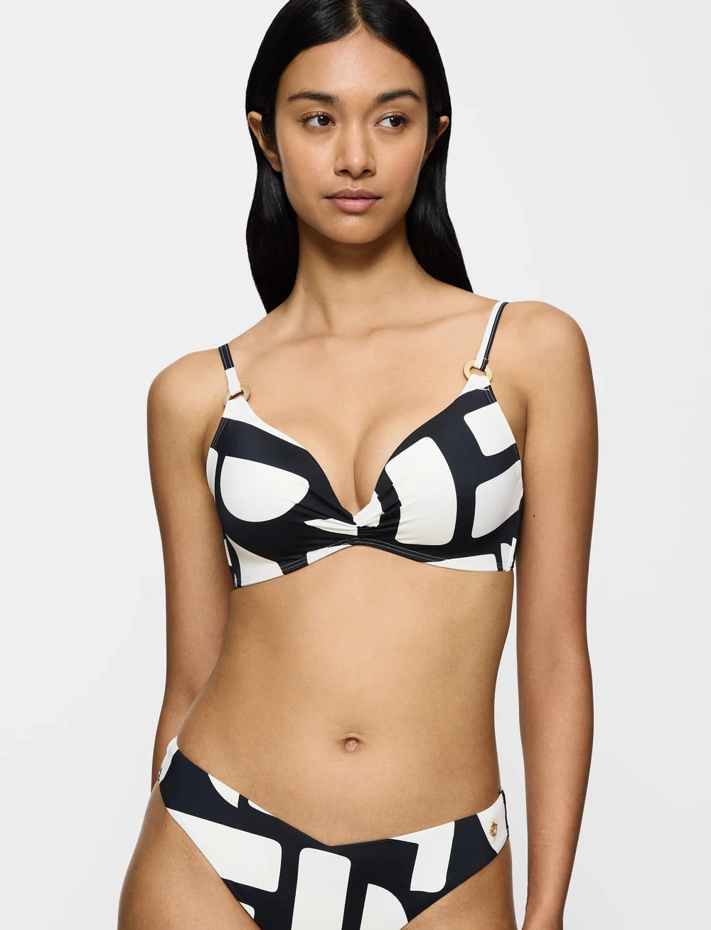 Triumph - Summer Allure P 01 - push-up-bikinis - white - dark combination - 0