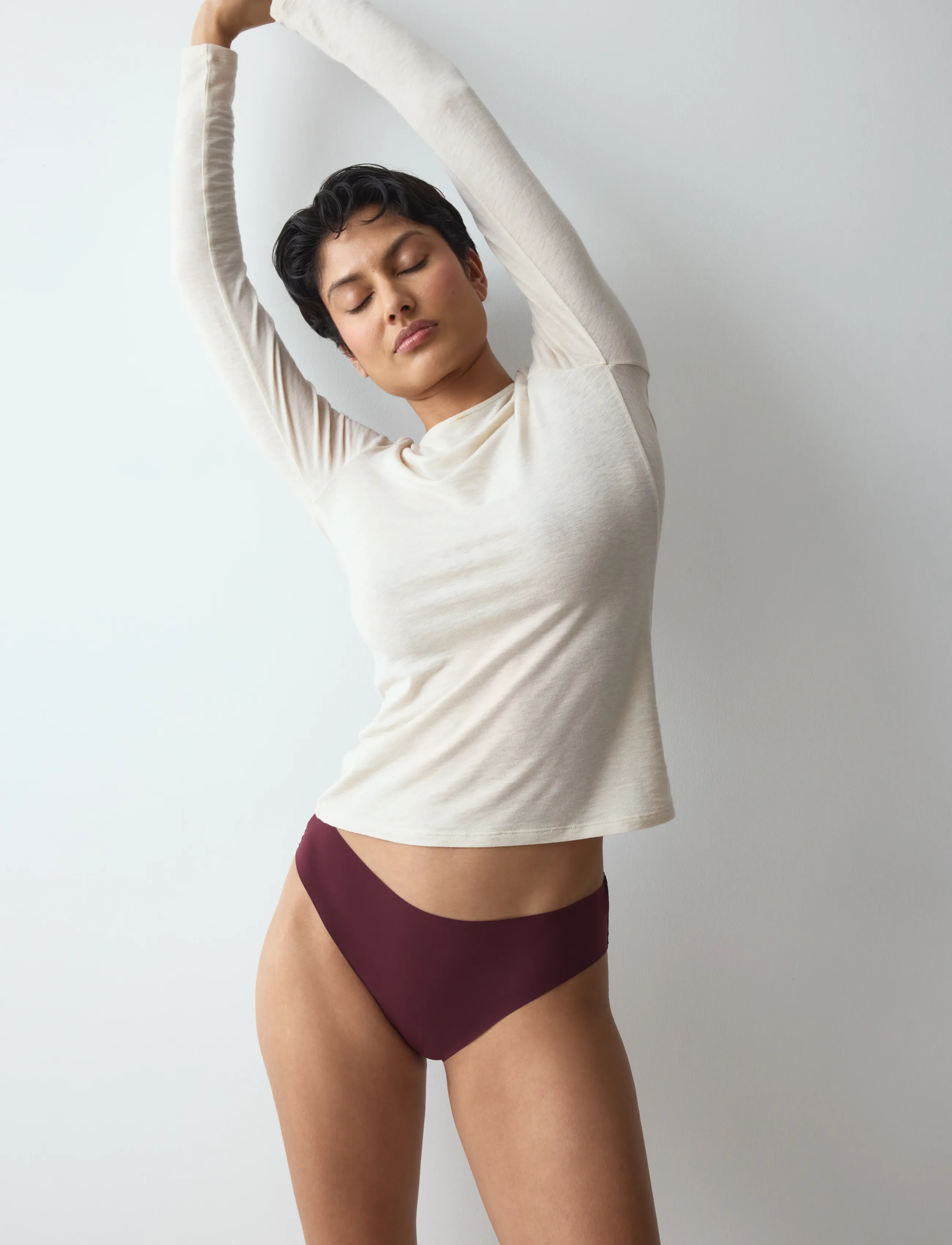 Triumph Pretty Micro Tai - Undertøy - CLARET / burgundy
