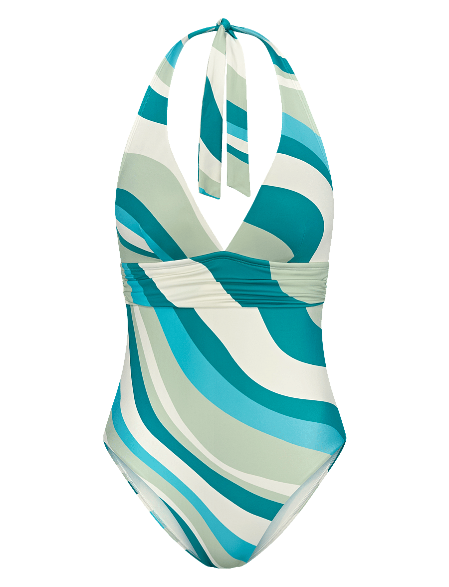 Triumph - Summer Mix & Match OP Plunge pt - badedragter - blue - light combination - 1