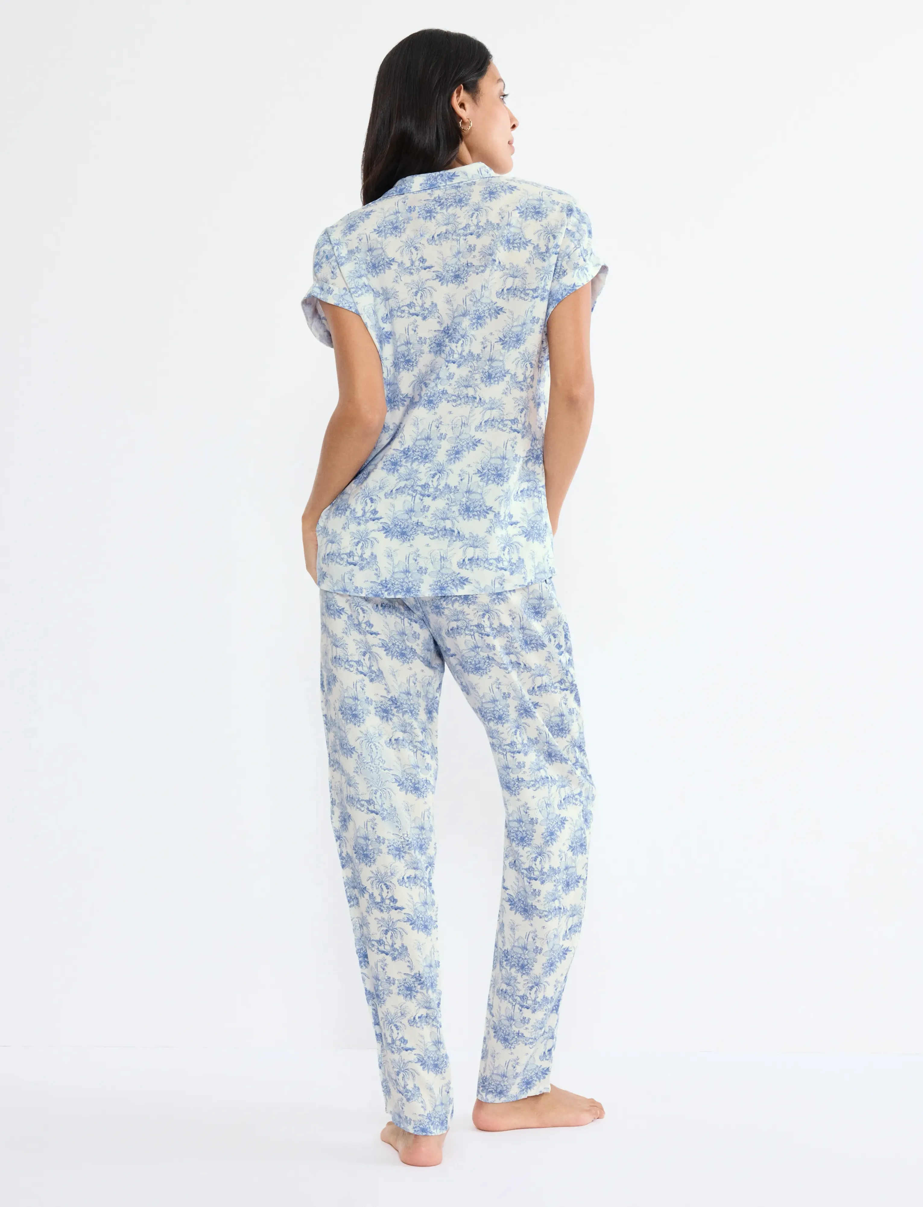Triumph - Boyfriend Fit PW X - pyjamas - blue - light combination - 2