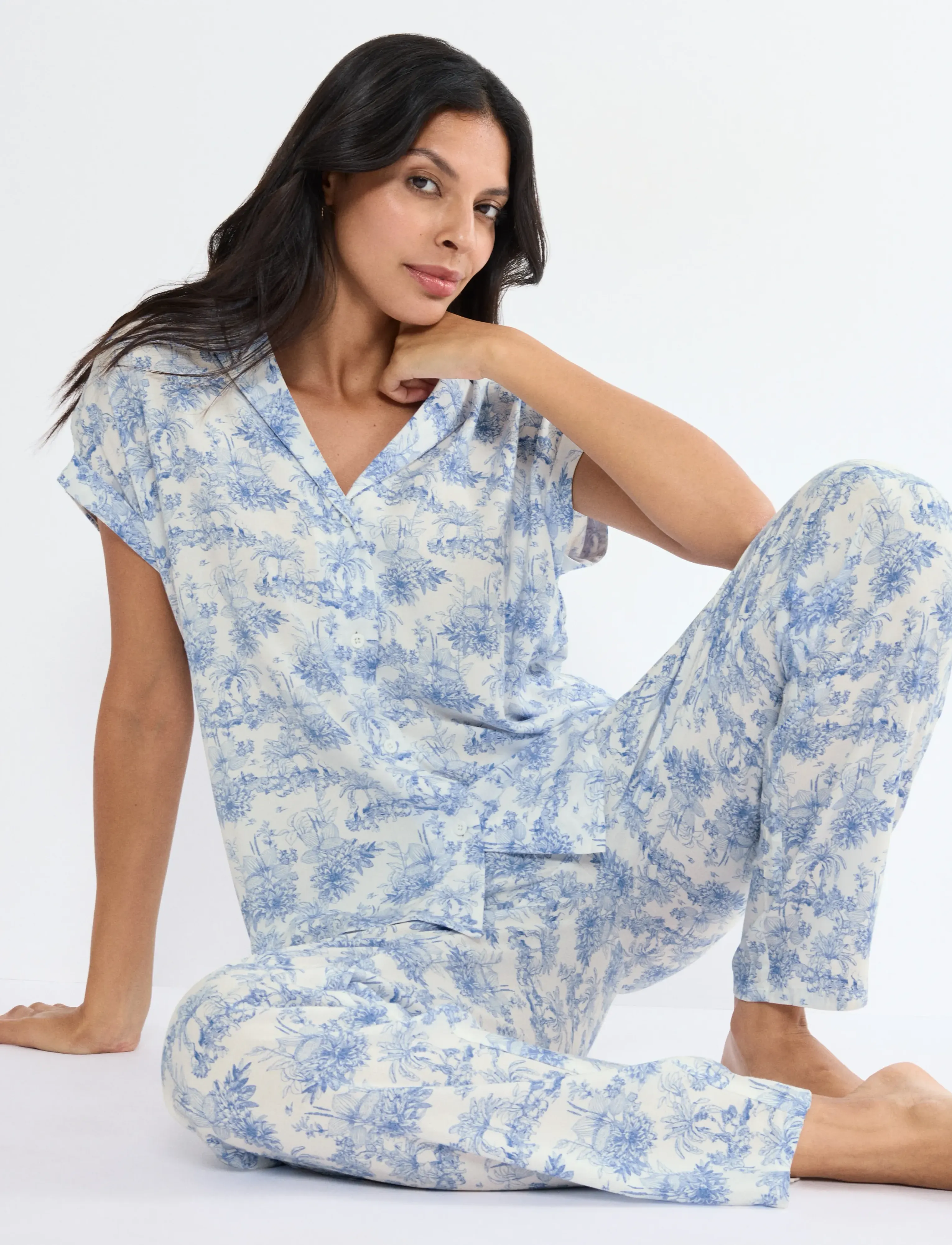 Triumph - Boyfriend Fit PW X - piżamy - blue - light combination - 4