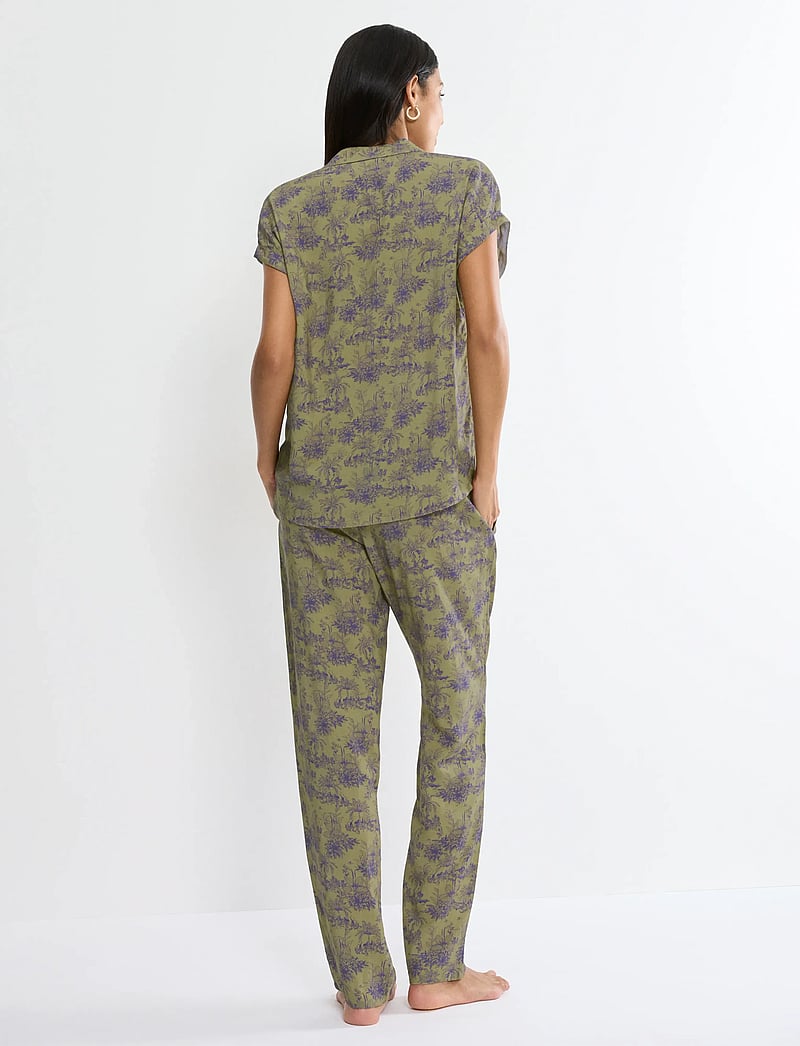 Triumph - Boyfriend Fit PW X - pidžaamad - green - dark combination - 2