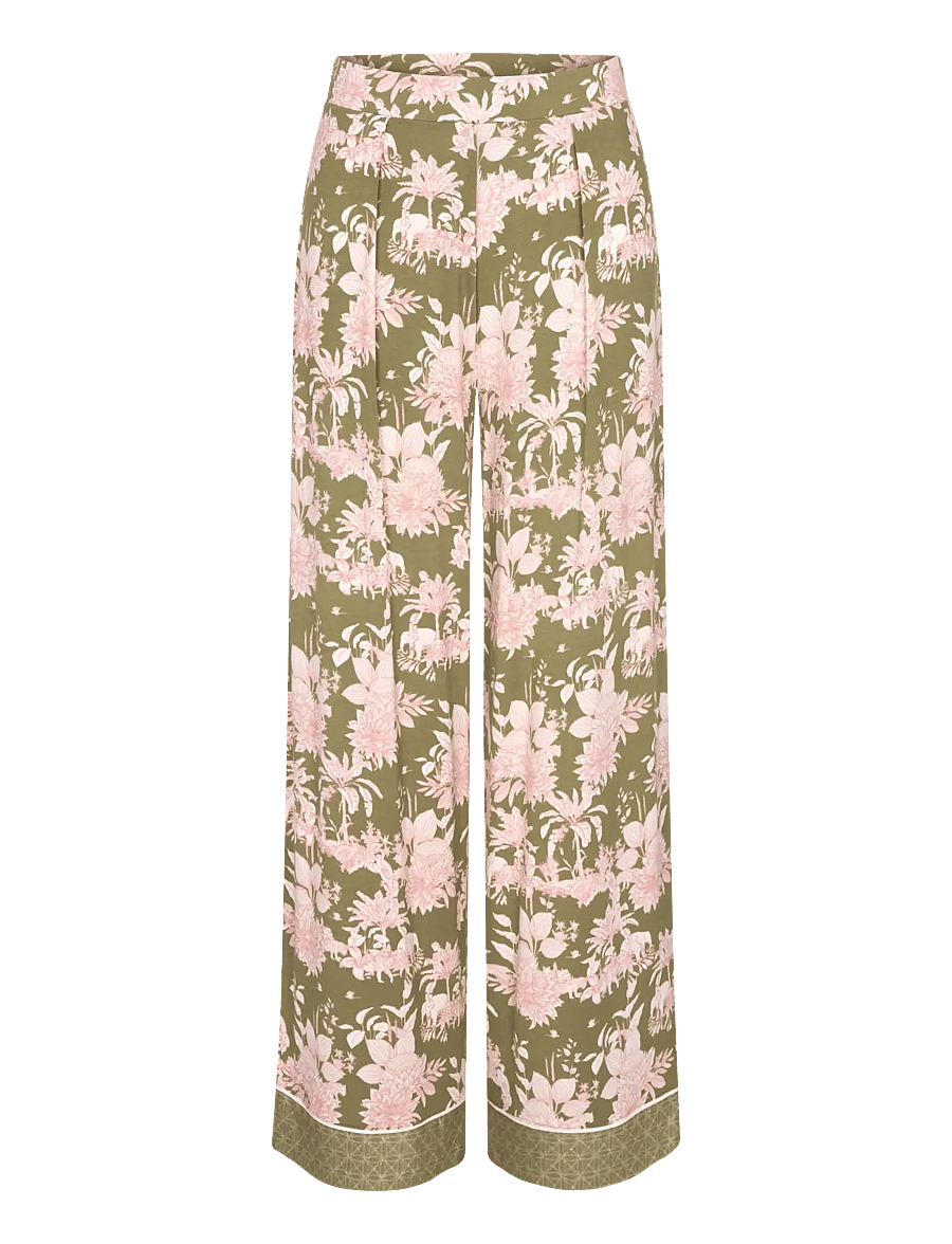 Triumph - Aura Spotlight Trousers 01 - pyjamahosen - green combination - 1