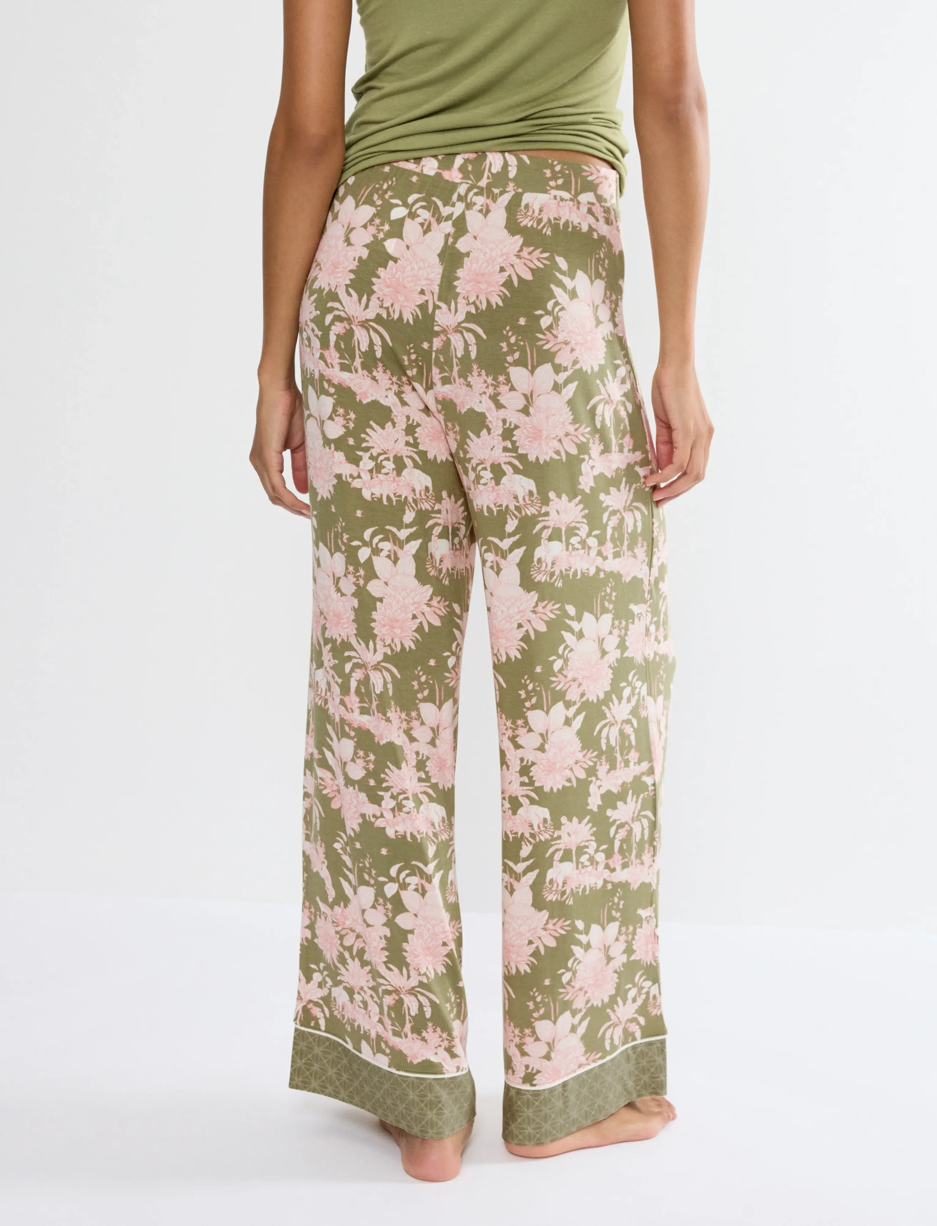 Triumph - Aura Spotlight Trousers 01 - natbukser - green combination - 2