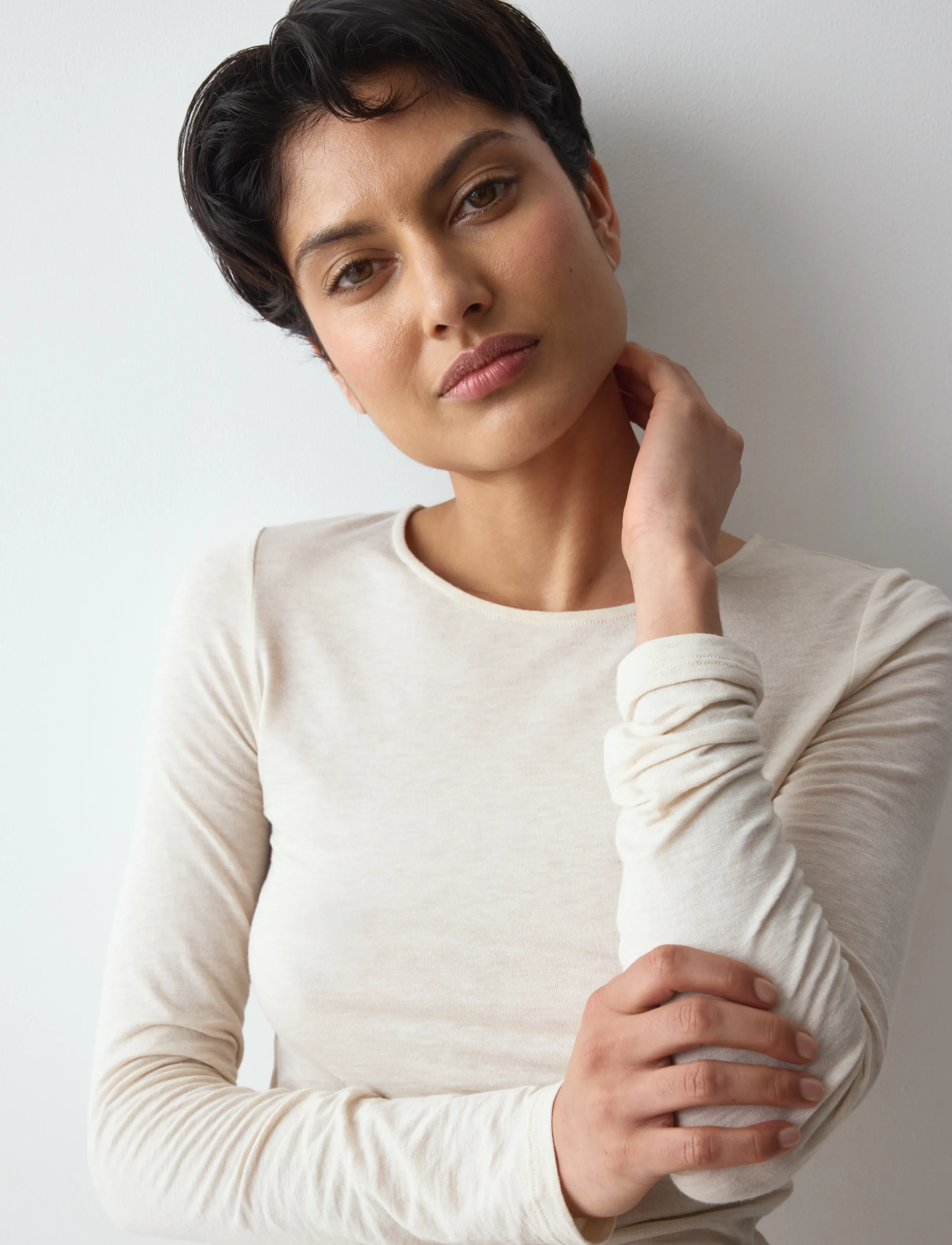 Triumph - Beauty Layers LSL Top 04 - long-sleeved tops - skin - light combination - 4