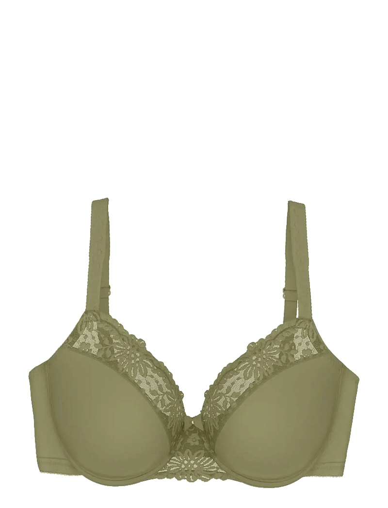 Triumph - Ladyform Soft T W01 - traadiga rinnahoidjad - olive gold - 1