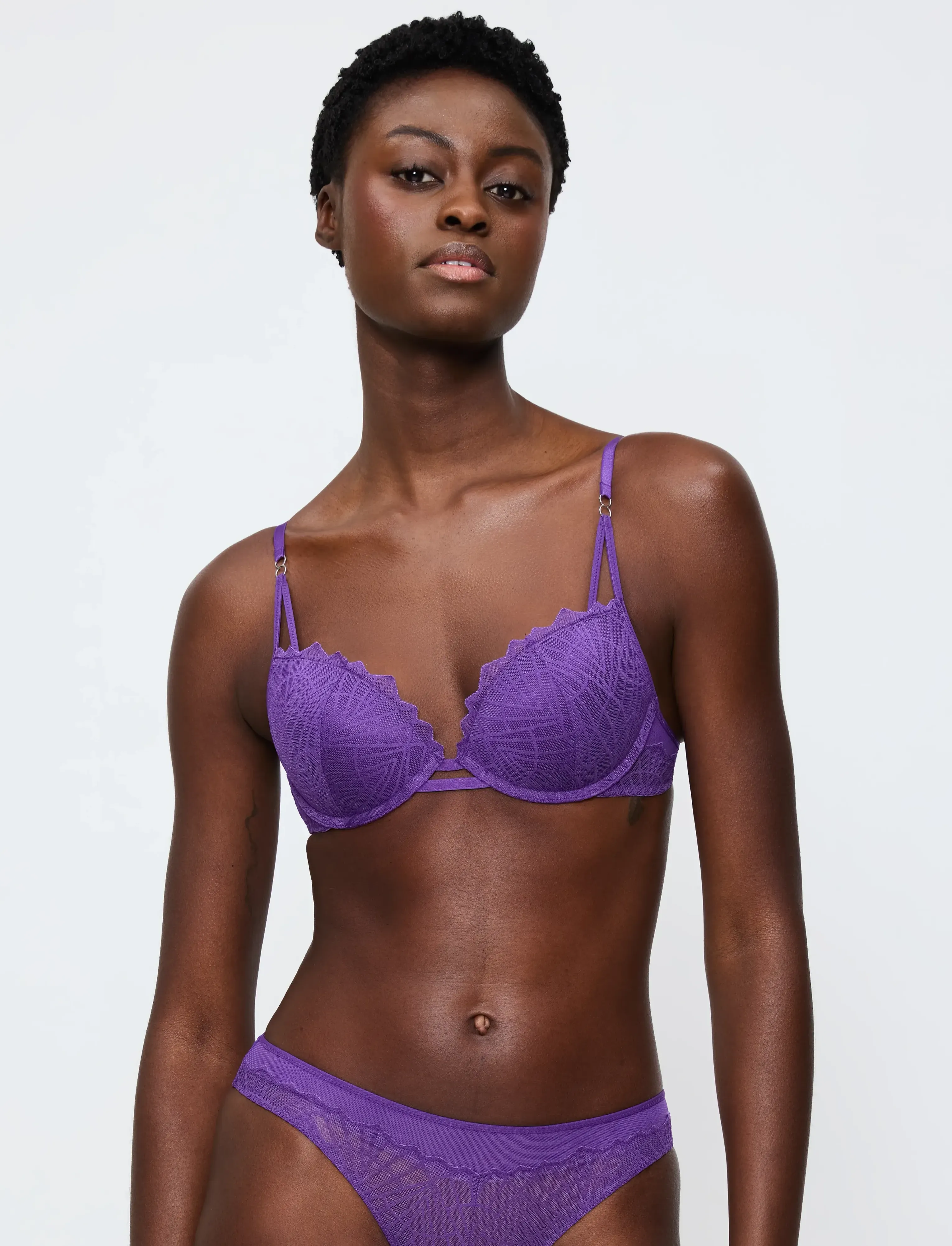 Triumph That Night In Vegas Whu, 75 E, Bras & Oberteile, Lila - Full Cup Bras, Frauen