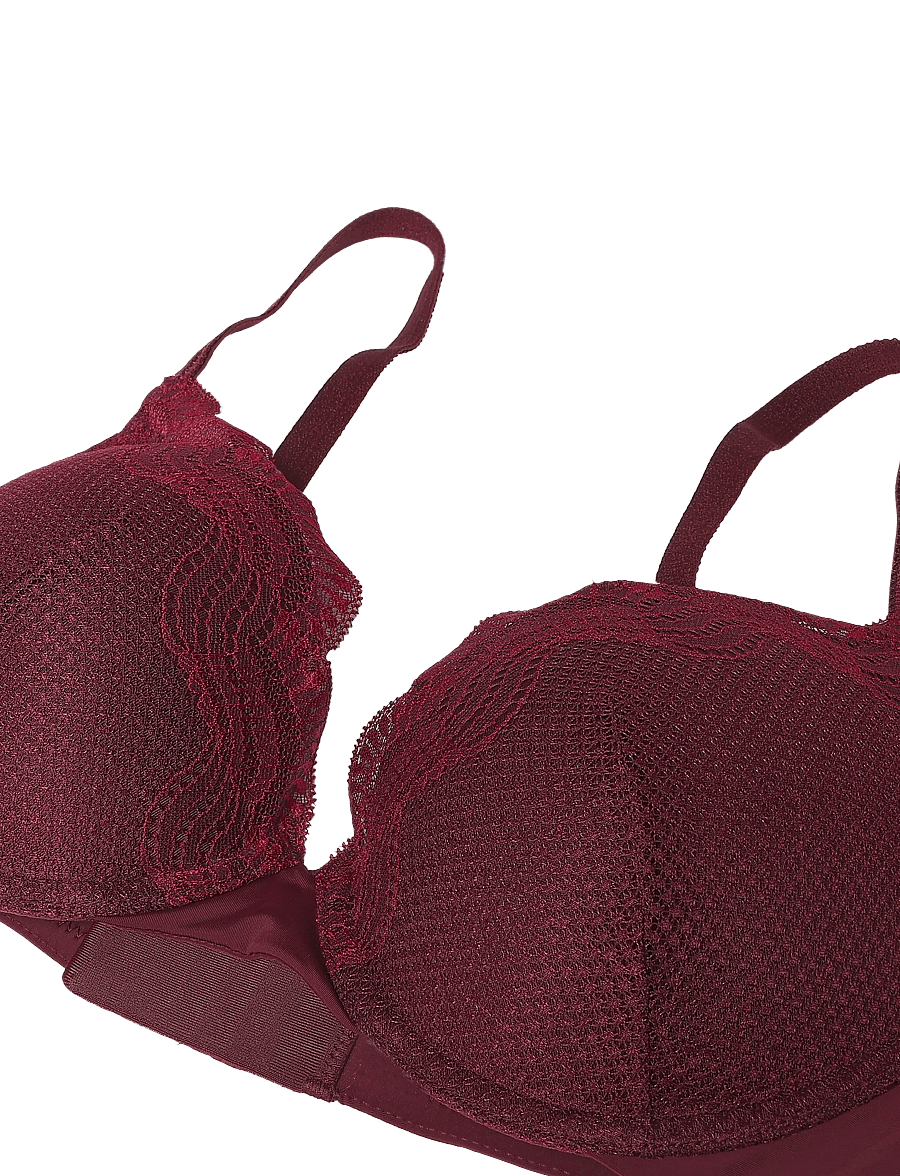 Triumph - Triumph Comfort Glam WHU - bh:ar med bygel - claret - 5