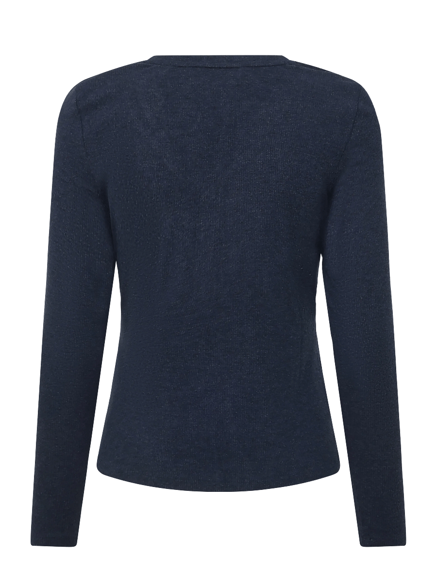Triumph - Mix & Match LSL Top Soft - tops - blue - dark combination - 2