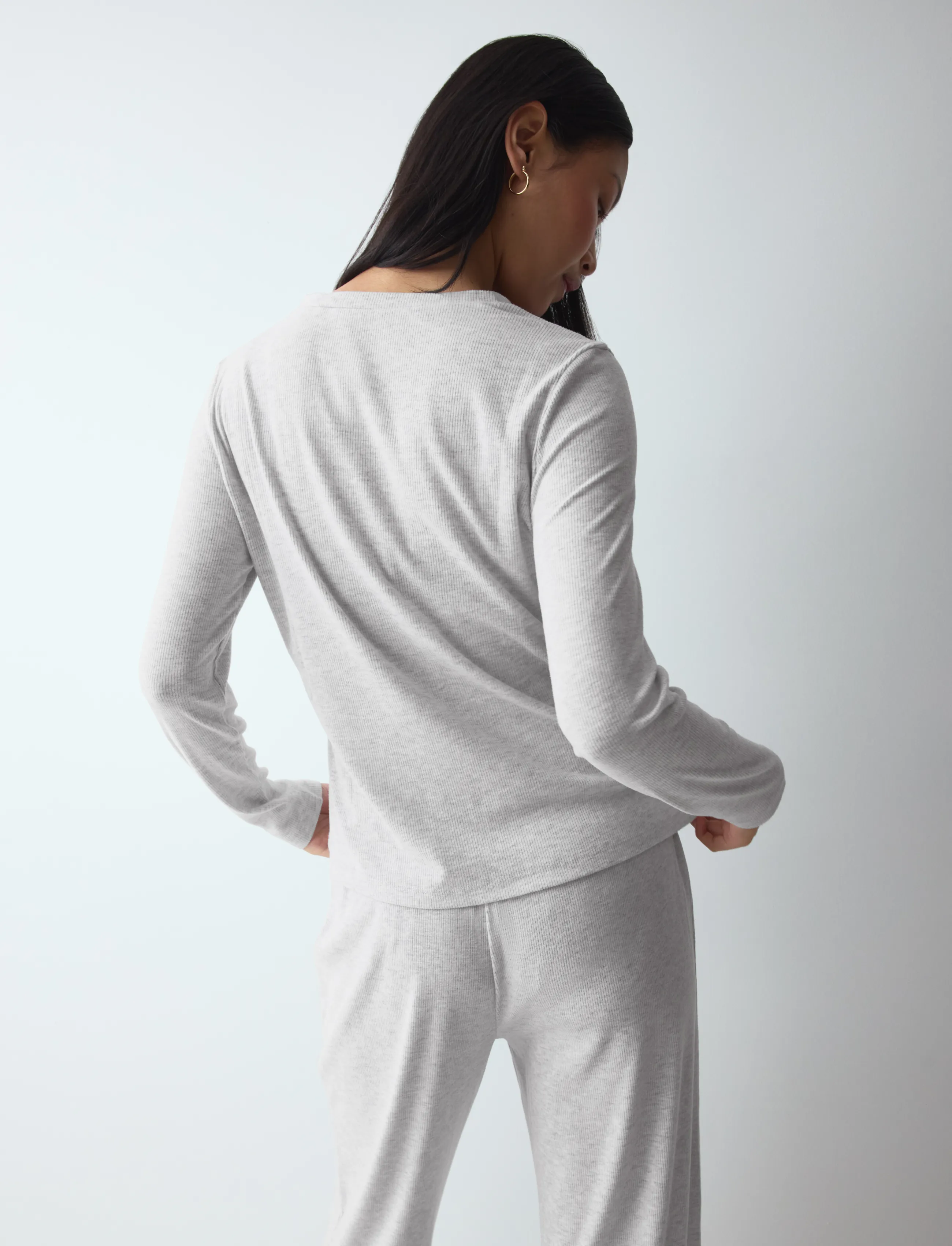 Triumph - Mix & Match LSL Top Soft - topid - grey combination - 3