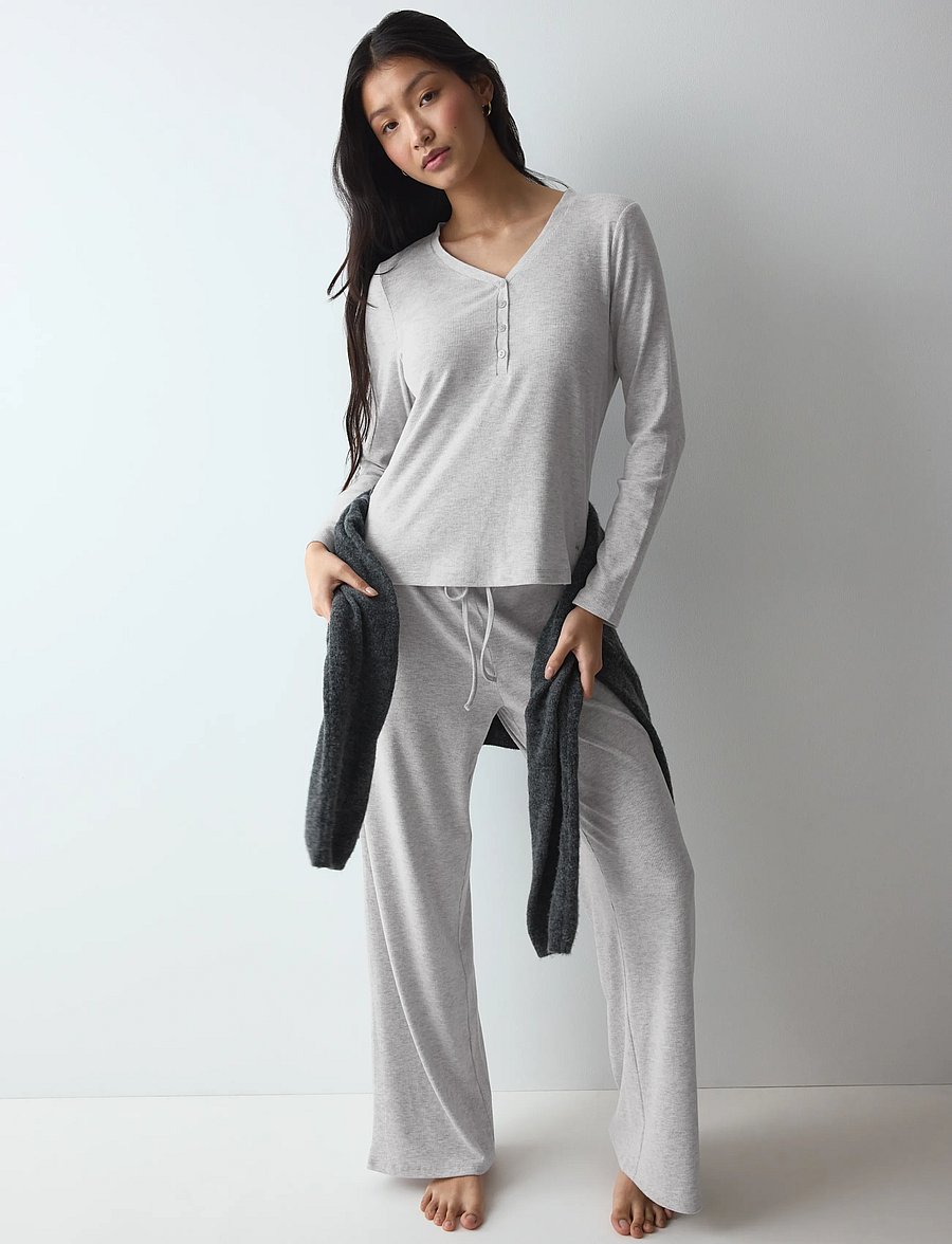 Triumph - Mix & Match LSL Top Soft - topid - grey combination - 5