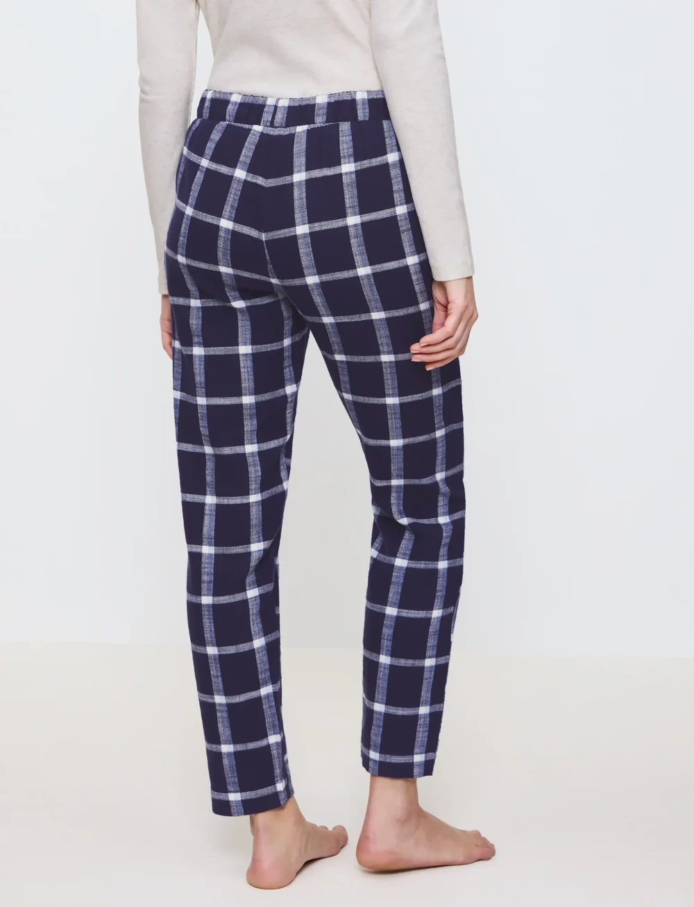 Triumph - Mix & Match Tapered Trouser Flannel - pyjamahousut - grey combination - 2