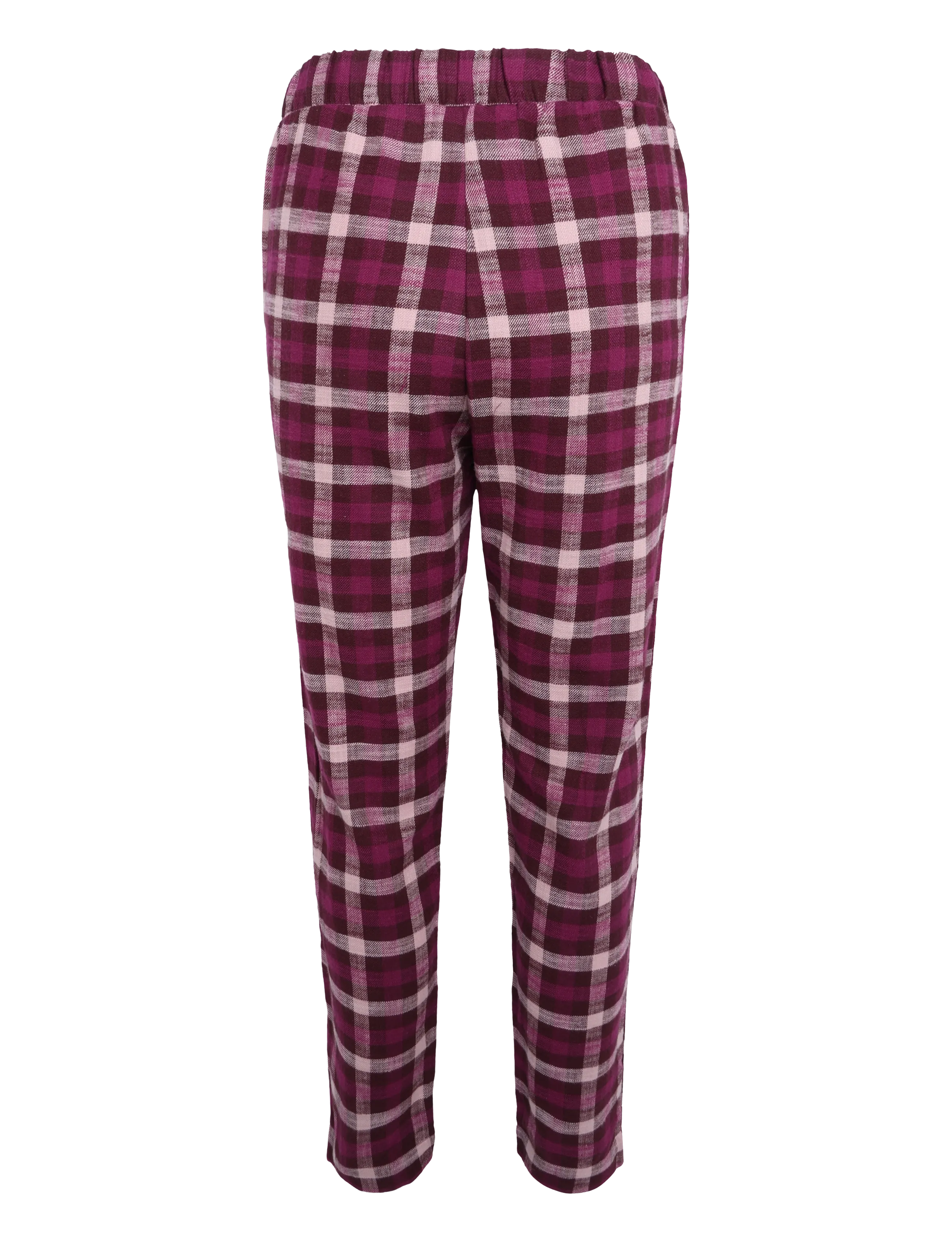Triumph - Mix & Match Tapered Trouser Flannel 02 X - pyjama pants - pink - dark combination - 2