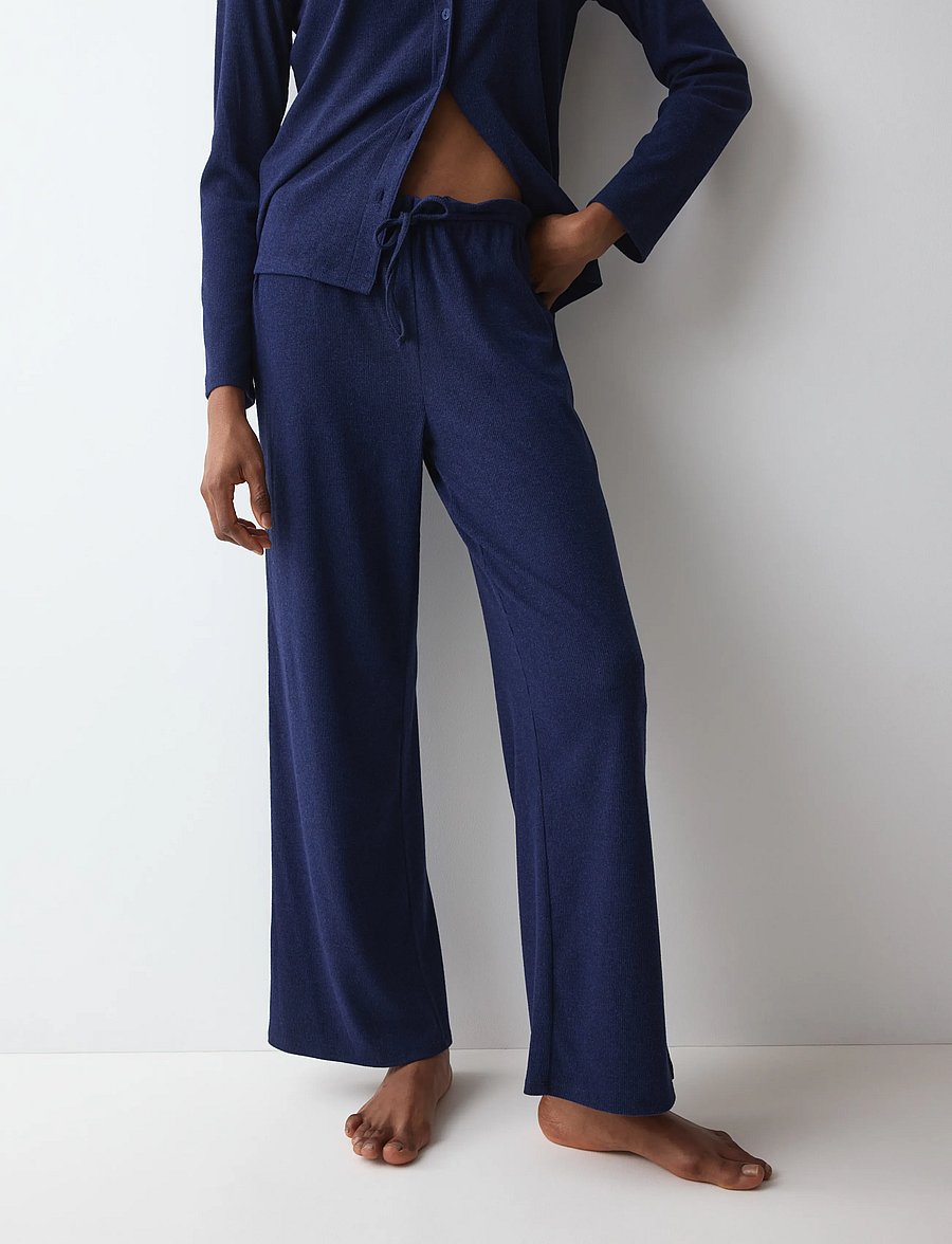 Triumph - Mix & Match Trousers Soft - pidžaamapüksid - blue - dark combination - 0