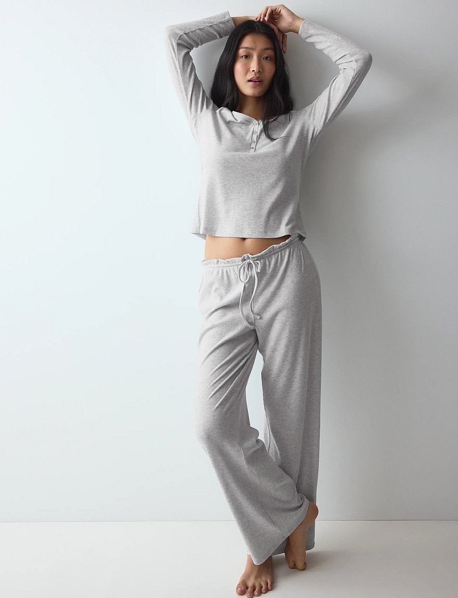 Triumph - Mix & Match Trousers Soft - pidžaamapüksid - grey combination - 5