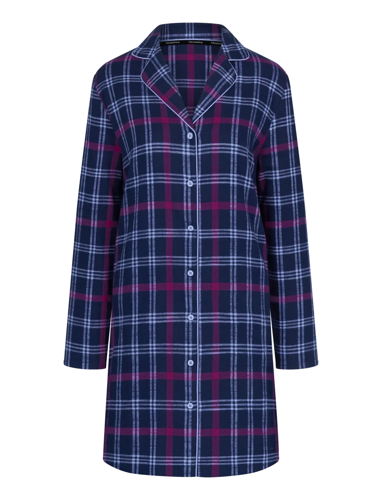 Triumph Boyfriend NDW 01 X Checks - Lingerie - BLUE - LIGHT COMBINATION / navy