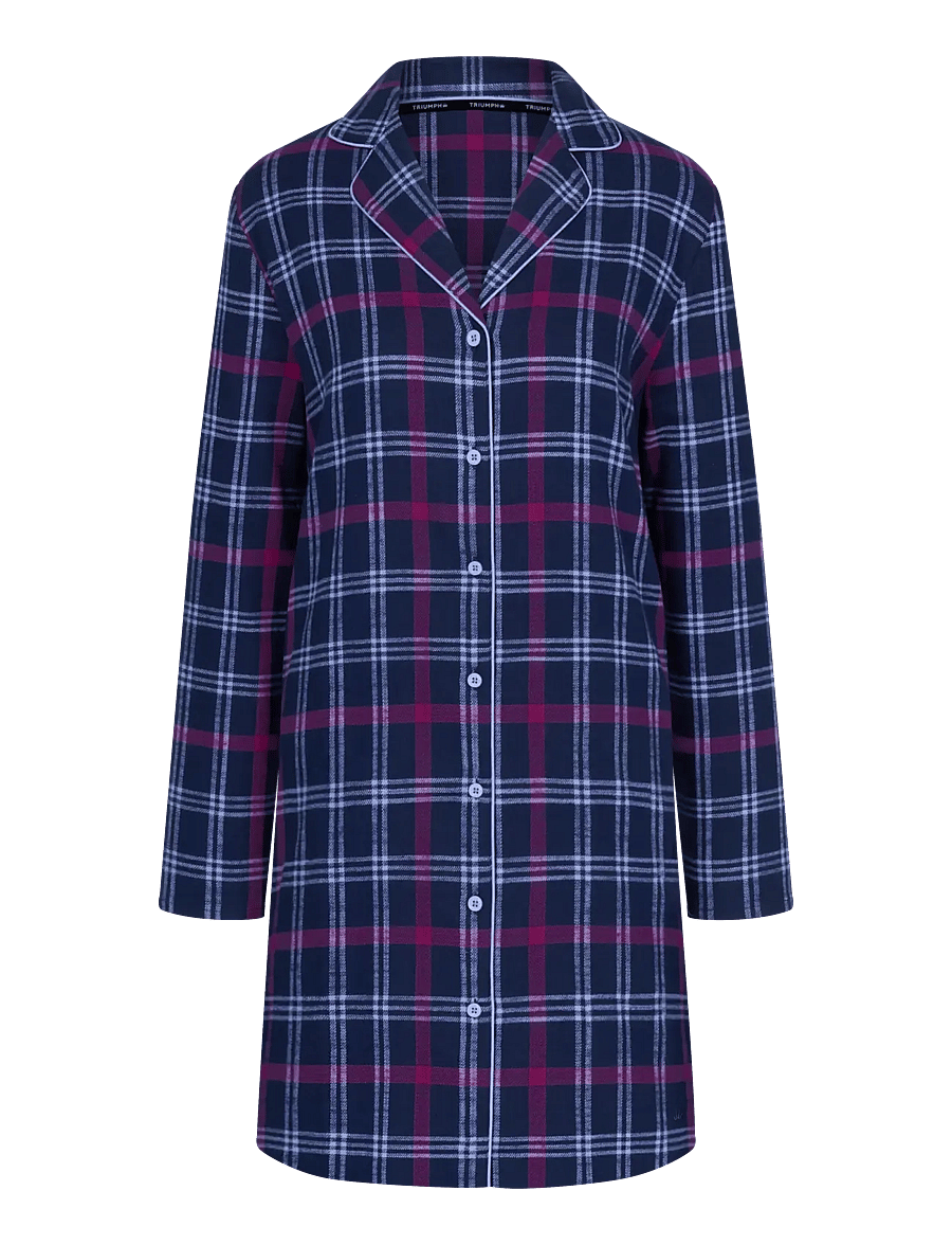 Triumph - Boyfriend NDW 01 X Checks - nightdresses - blue - light combination - 1