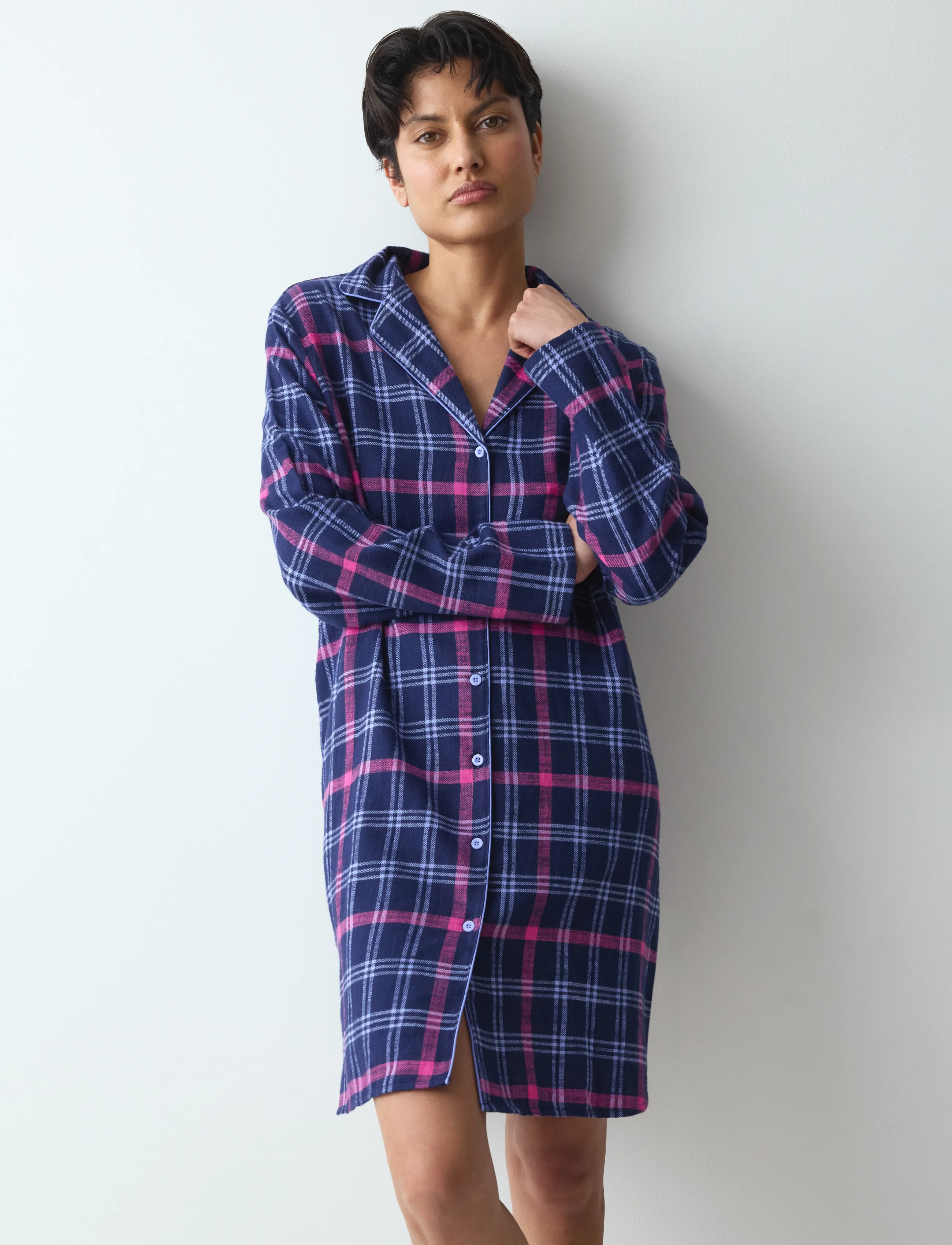 Triumph - Boyfriend NDW 01 X Checks - nightdresses - blue - light combination - 0