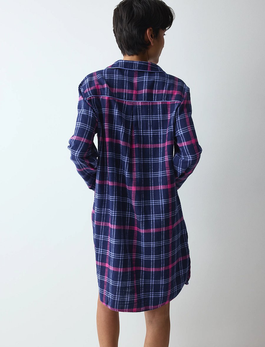 Triumph - Boyfriend NDW 01 X Checks - nightdresses - blue - light combination - 2