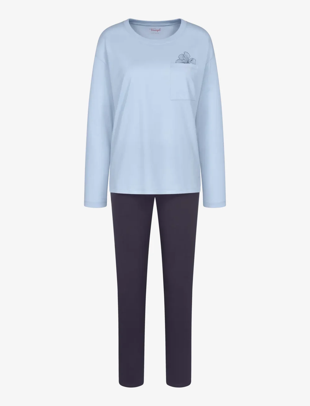 Triumph - Sets PK 01 LSL X - pyjamas - blue combination - 1