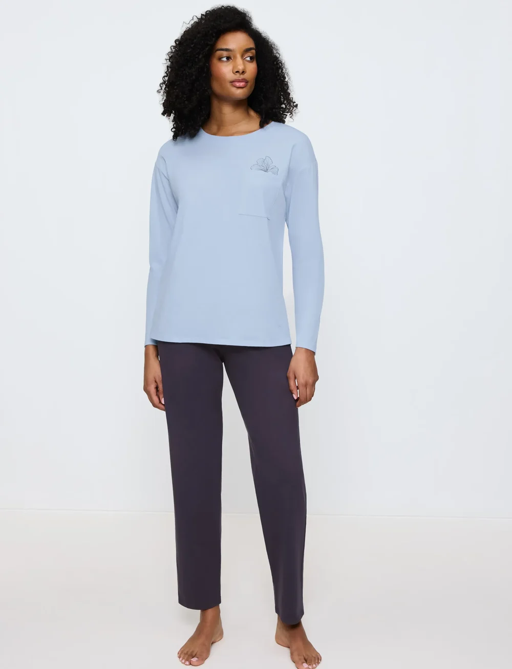 Triumph - Sets PK 01 LSL X - pyjamas - blue combination - 0