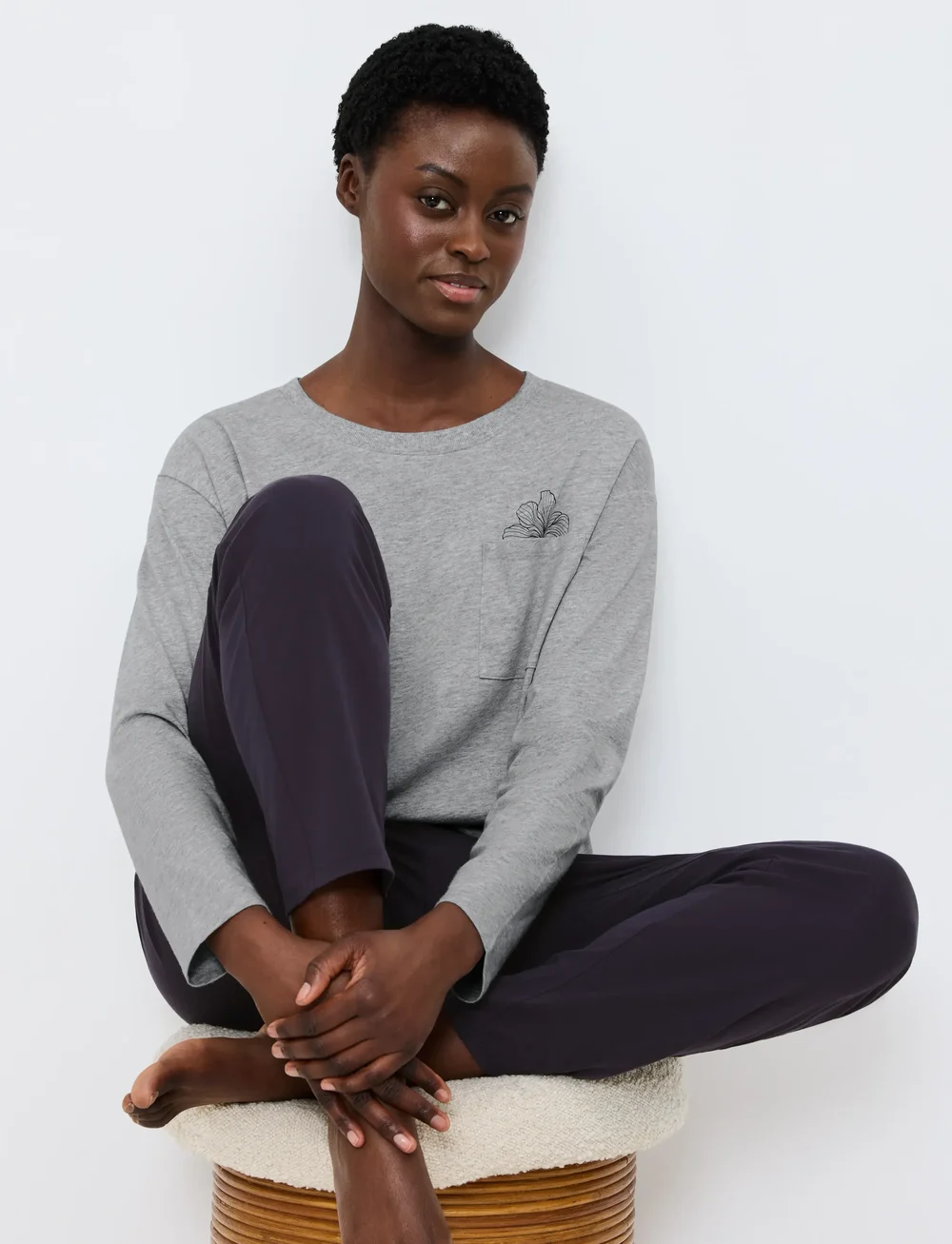 Triumph - Sets PK 01 LSL X - pyjamas - dark grey melange - 4