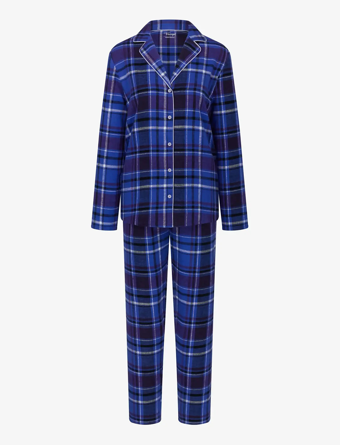 Triumph - Boyfriend PW 01 X Checks - weihnachts-pyjamas - blue - dark combination - 1