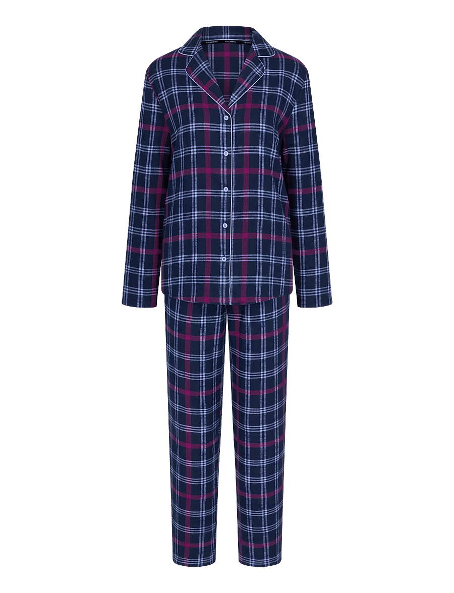 Triumph - Boyfriend PW 01 X Checks - pyjamas - blue - light combination - 1
