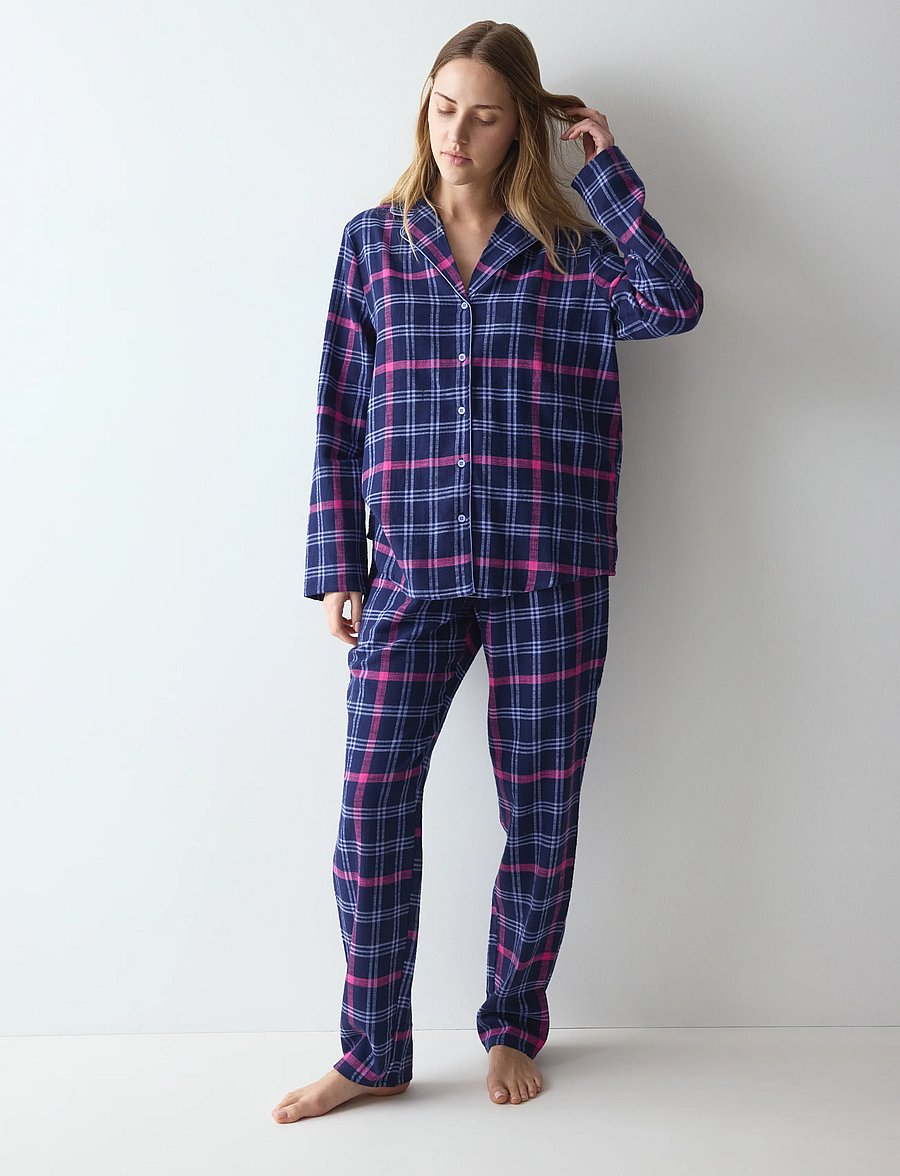 Triumph - Boyfriend PW 01 X Checks - pyjamas - blue - light combination - 0