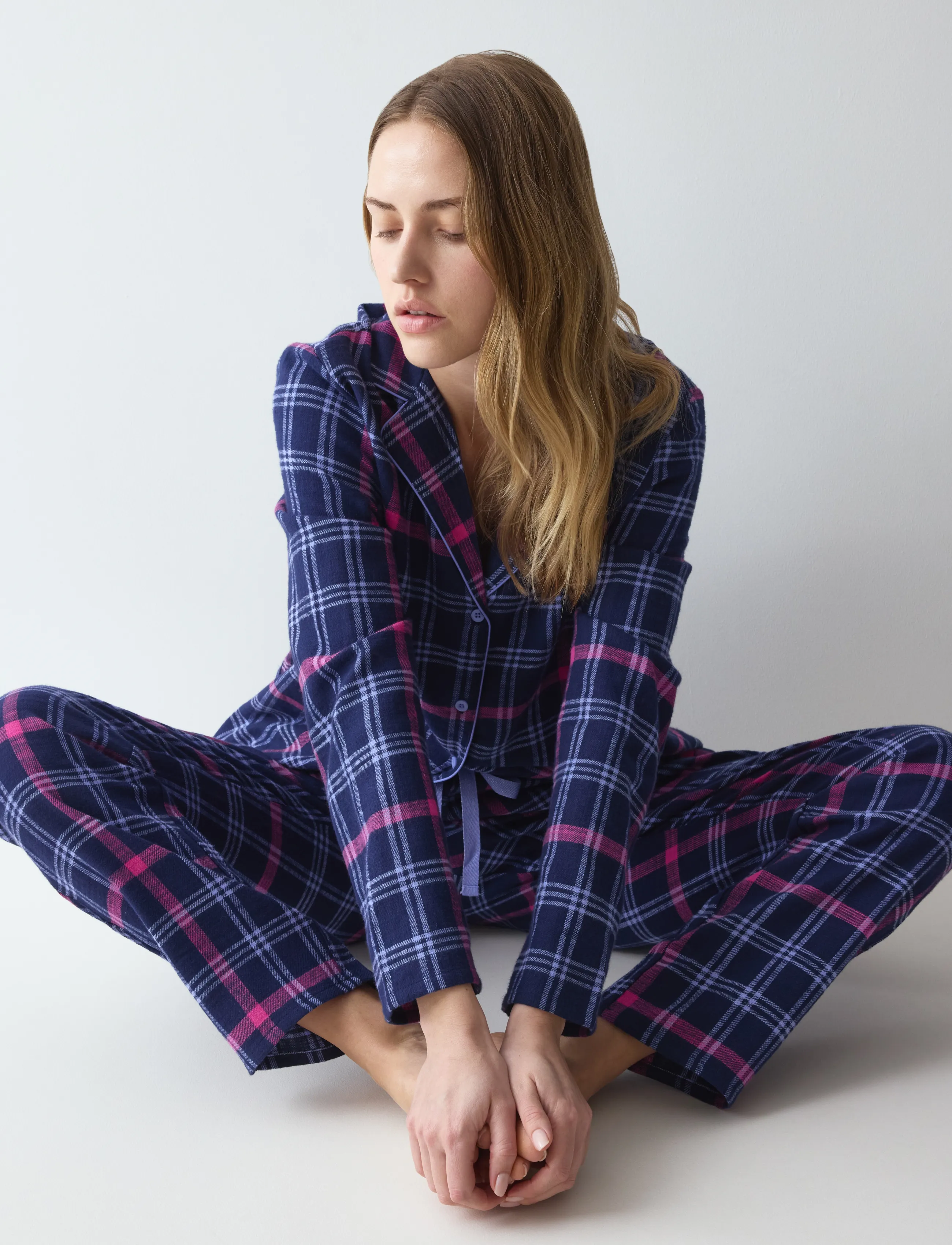 Triumph - Boyfriend PW 01 X Checks - pyjamas - blue - light combination - 4