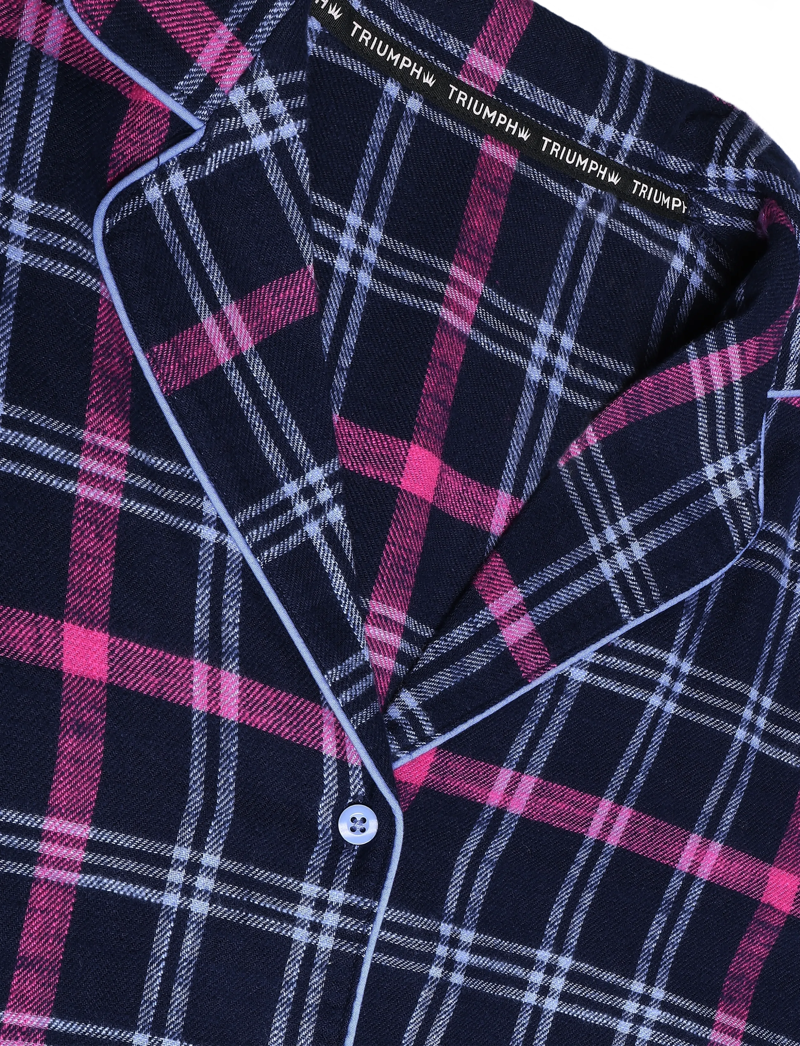 Triumph - Boyfriend PW 01 X Checks - pyjamas - blue - light combination - 5
